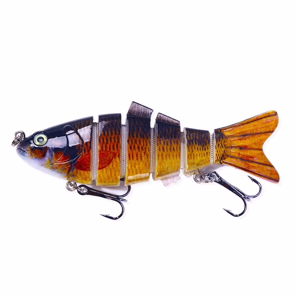 Holloyiver Fishing Lures for Freshwater and Saltwater, Lifelike Swimbait for Bass Trout Crappie, Slow Sinking Bass Fishing Lure, Amazing Fishing Gear Gifts for Men, Fishing Lover