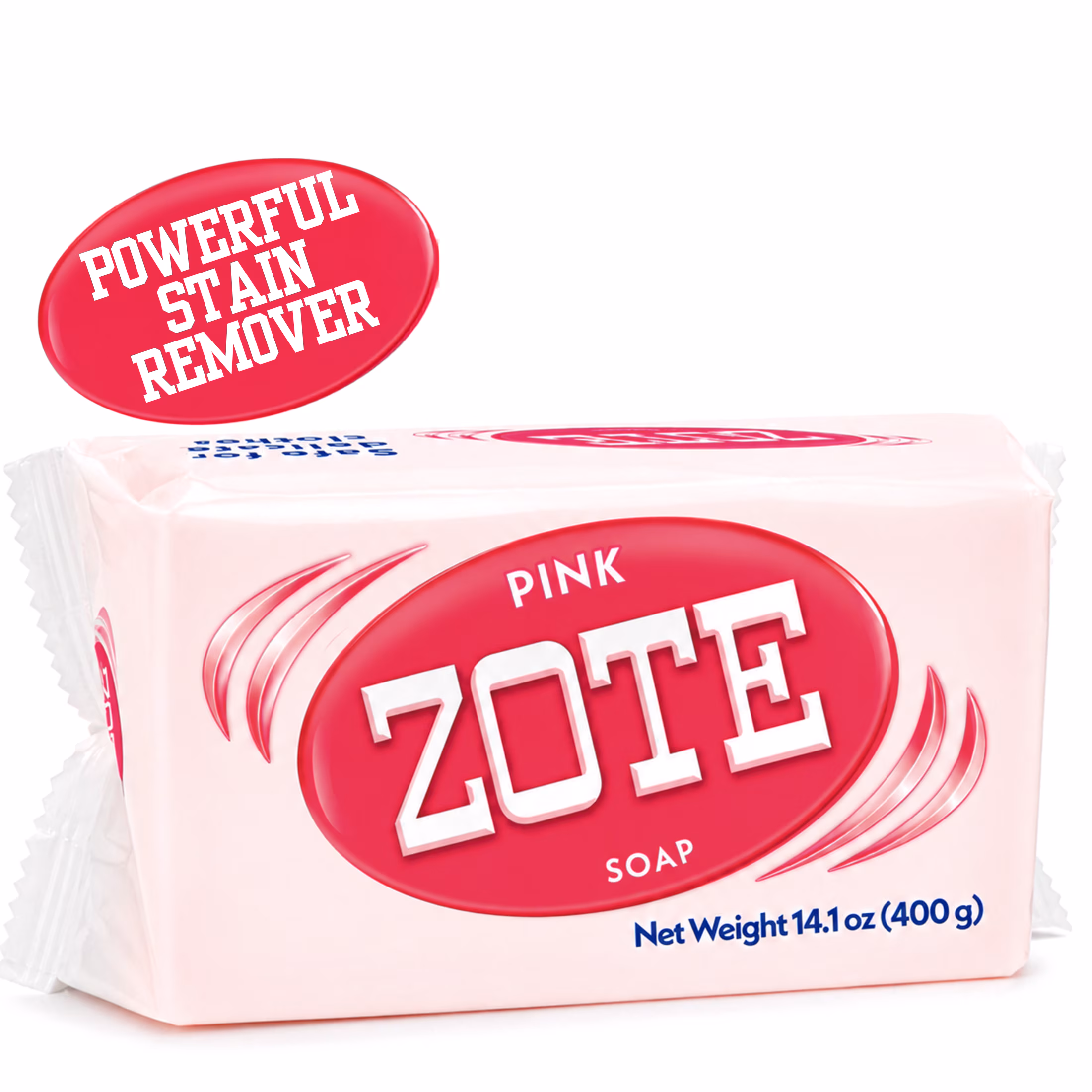 ZOTE Pink Multipurpose Laundry Soap Bar and Stain Remover, 14.1 oz