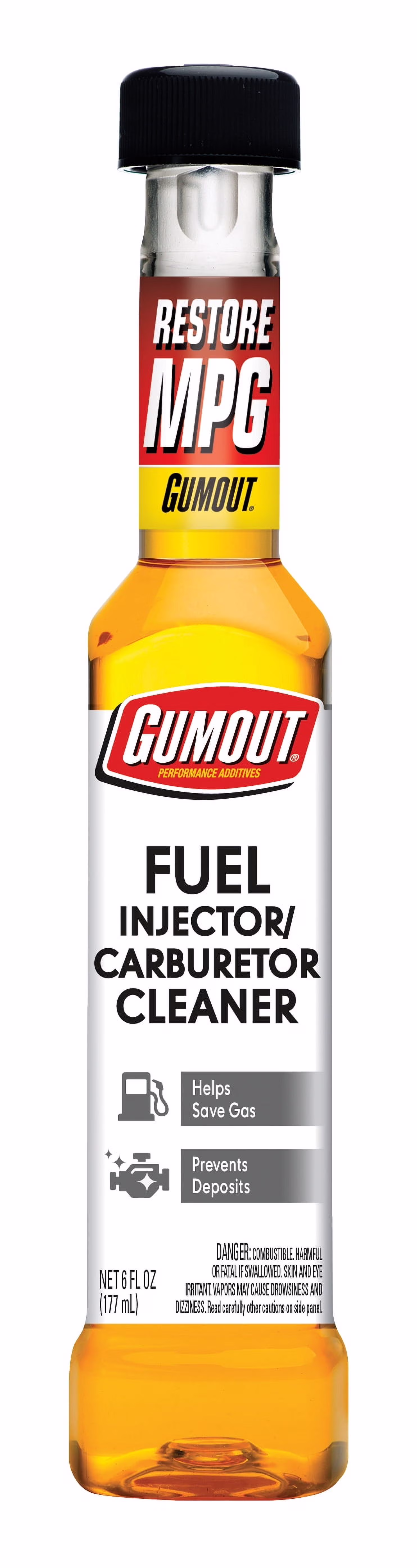 Gumout Fuel Injector Cleaner/Carb Cleaner Additive 6 oz - 510021W