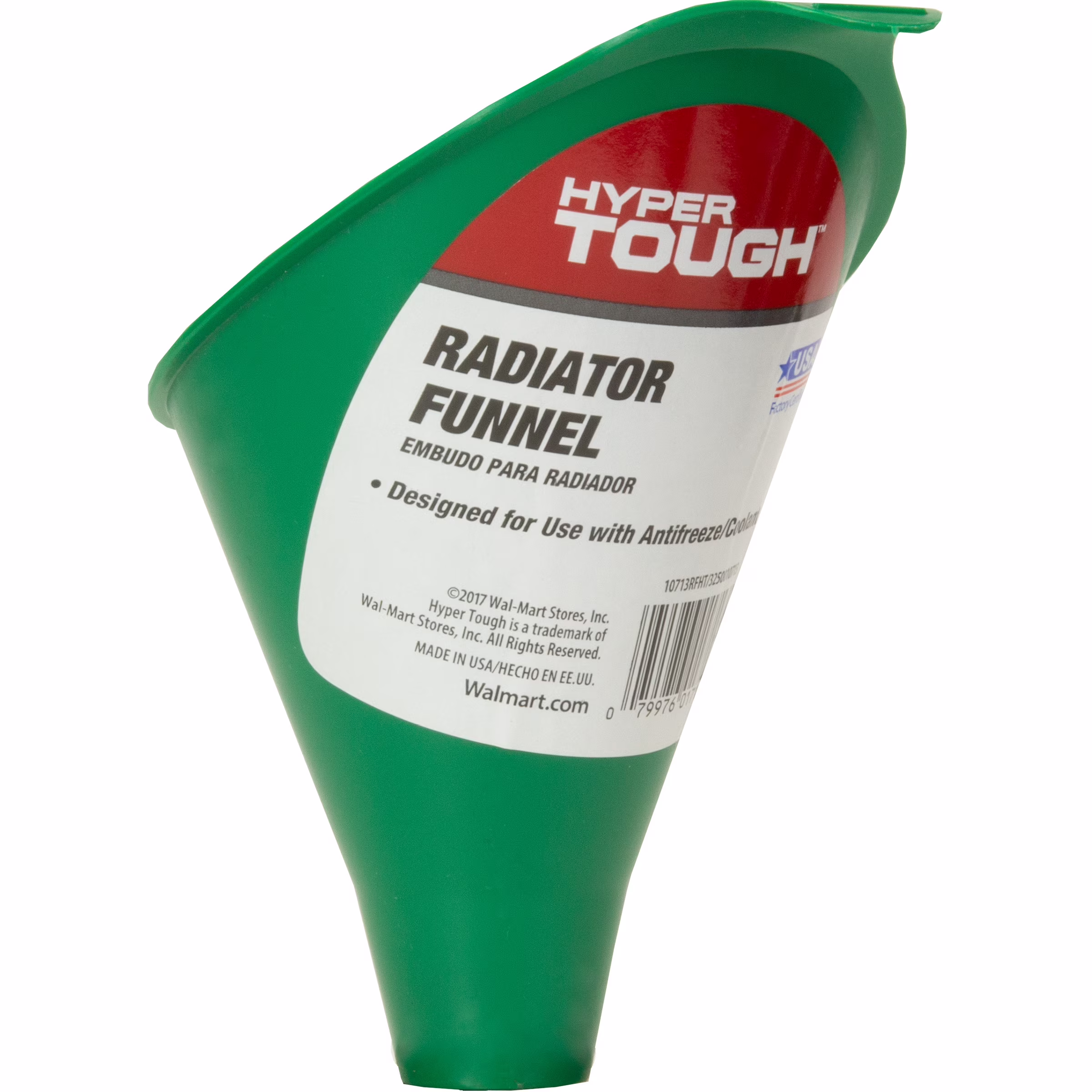 (2 pack) Hyper Tough Big Mouth Automotive Plastic Funnel, Green, 10713RFHT, 1 Each