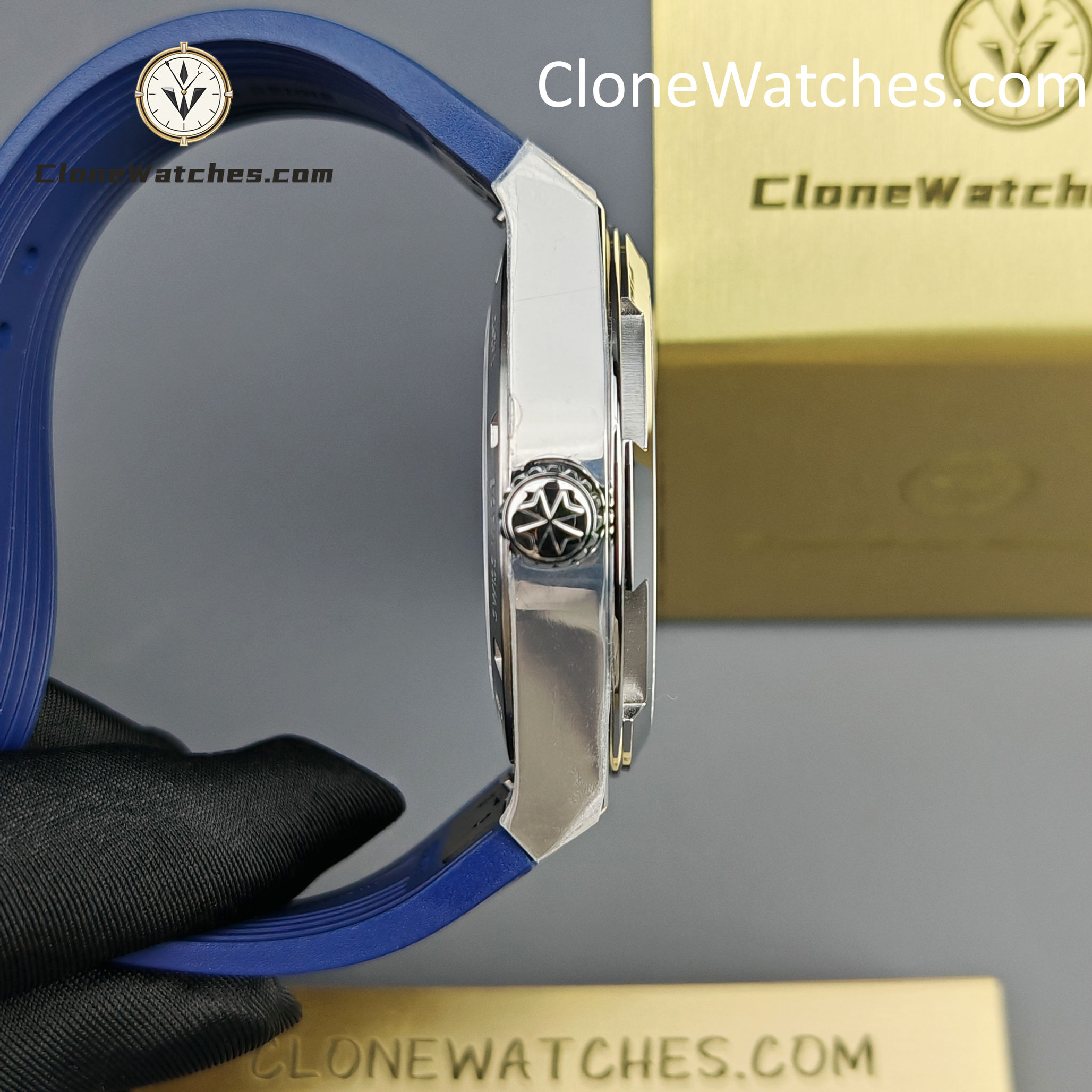 Vacheron Constantin Super Clone Watches 1:1 Overseas Tourbillon 6000V/110A-B544 42.5MM Rubber Strap