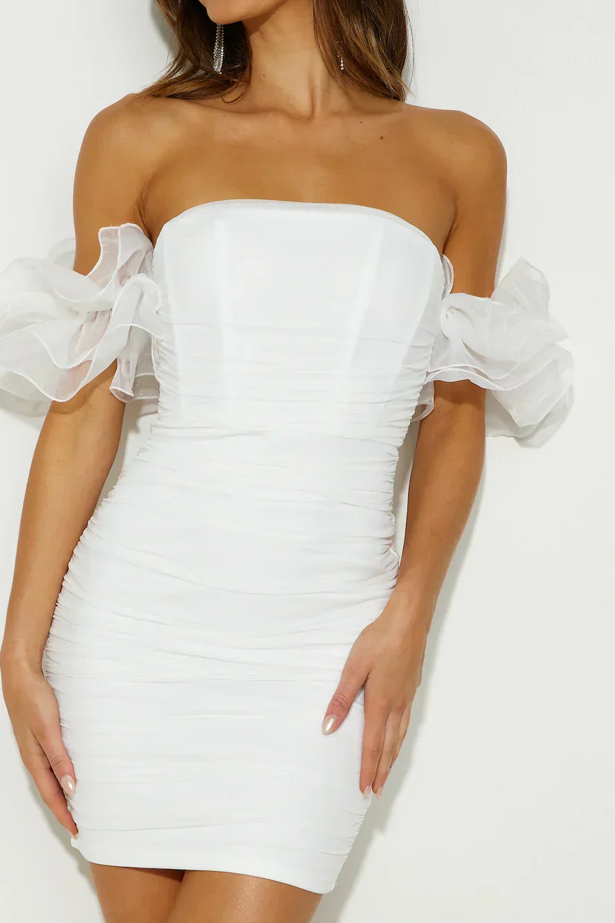 Dream Walker Mini Dress White
