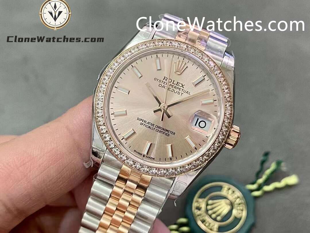 Rolex Super Clone Watches 1:1 DateJust m278381rbr-0010 Jubilee 31MM 2236 Movement