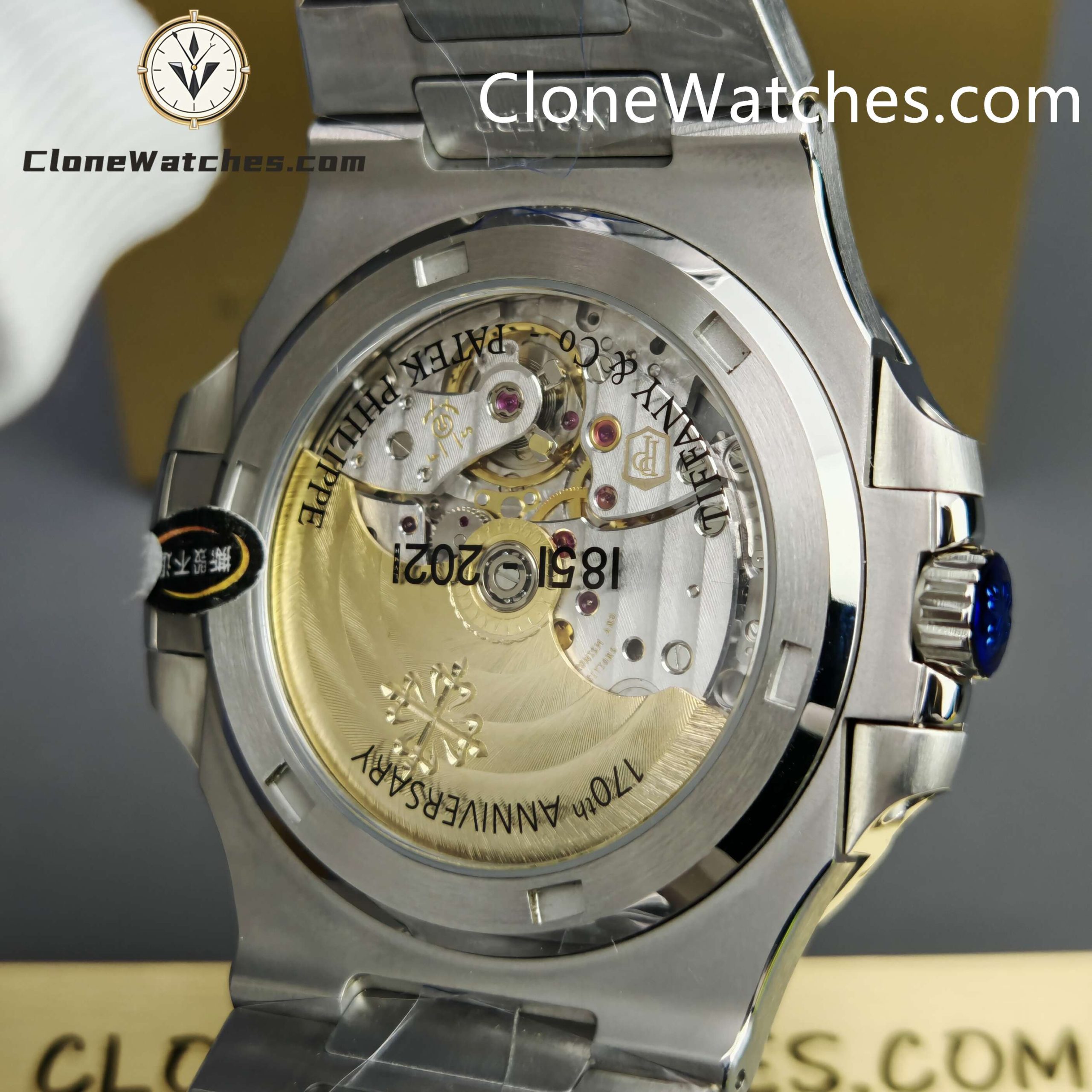 Patek Philippe Super Clone Watches 1:1 Nautilus 5711 Tiffany & Co Blue Dial