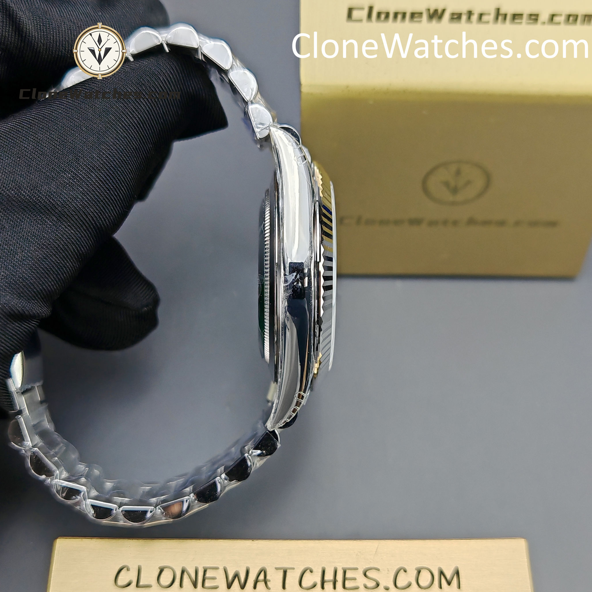 Rolex Super Clone Watches 1:1 Day Date White Roman Dial 40mm m228239-0046 VSF Version 3255 Movement