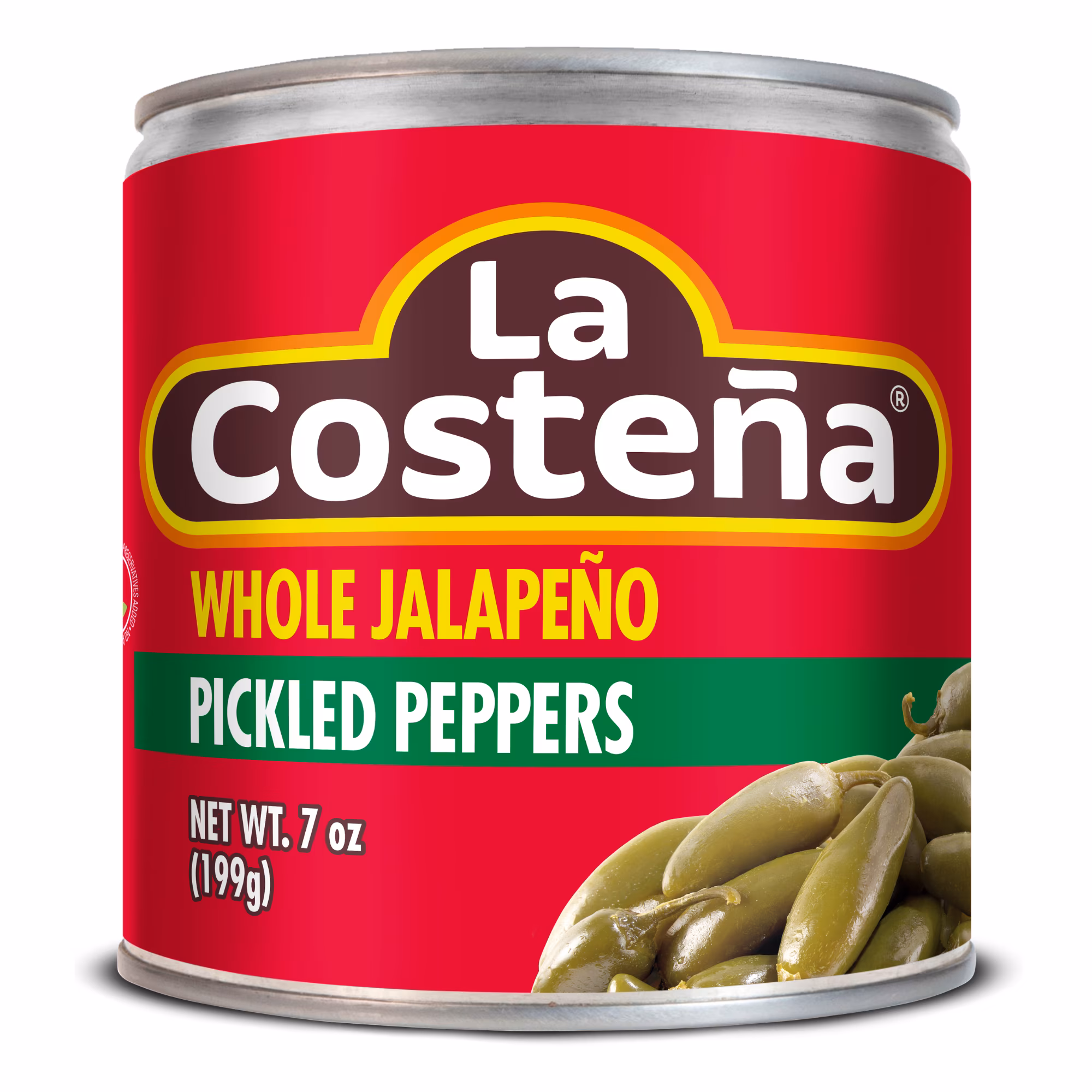 (12 pack) La Costeña Pickled Whole Jalapeno Peppers, 7 oz