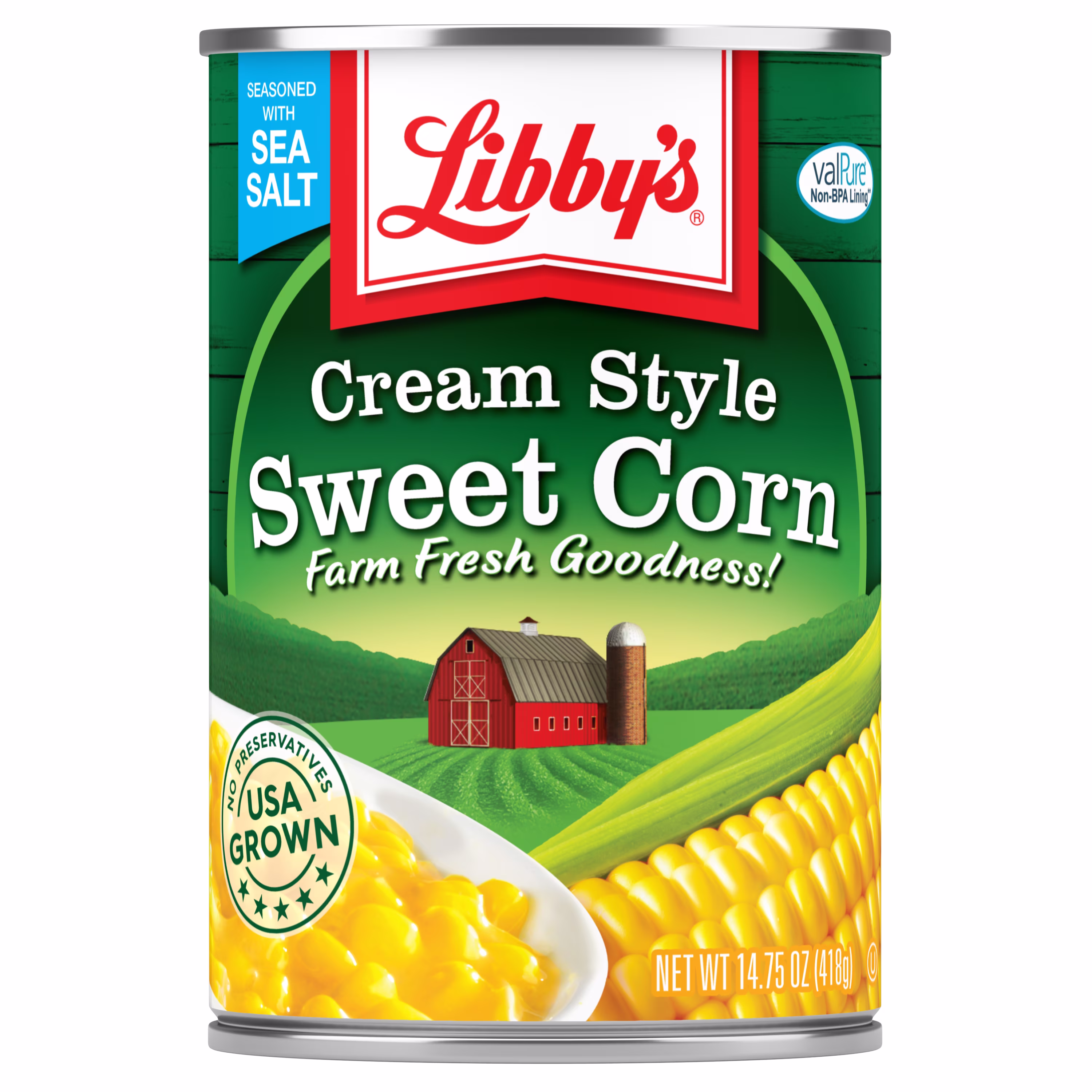 (24 pack) Libby's Canned Cream Style Sweet Corn, 14.75 oz