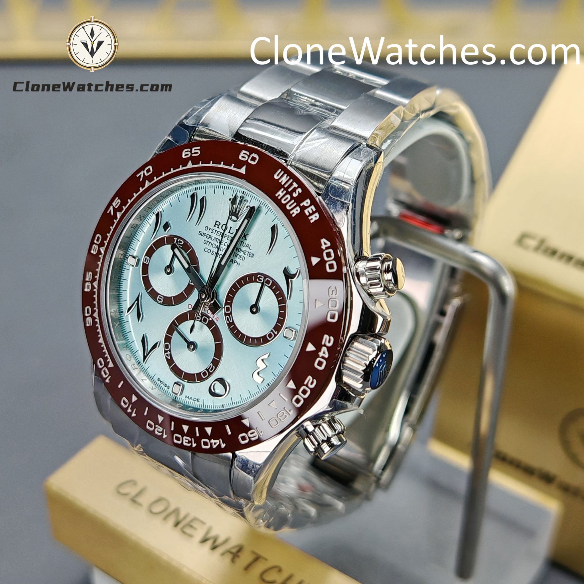 Rolex Super Clone Watches 1:1 ICE BLUE Daytona M116506 Middle East Version 4130 Movement