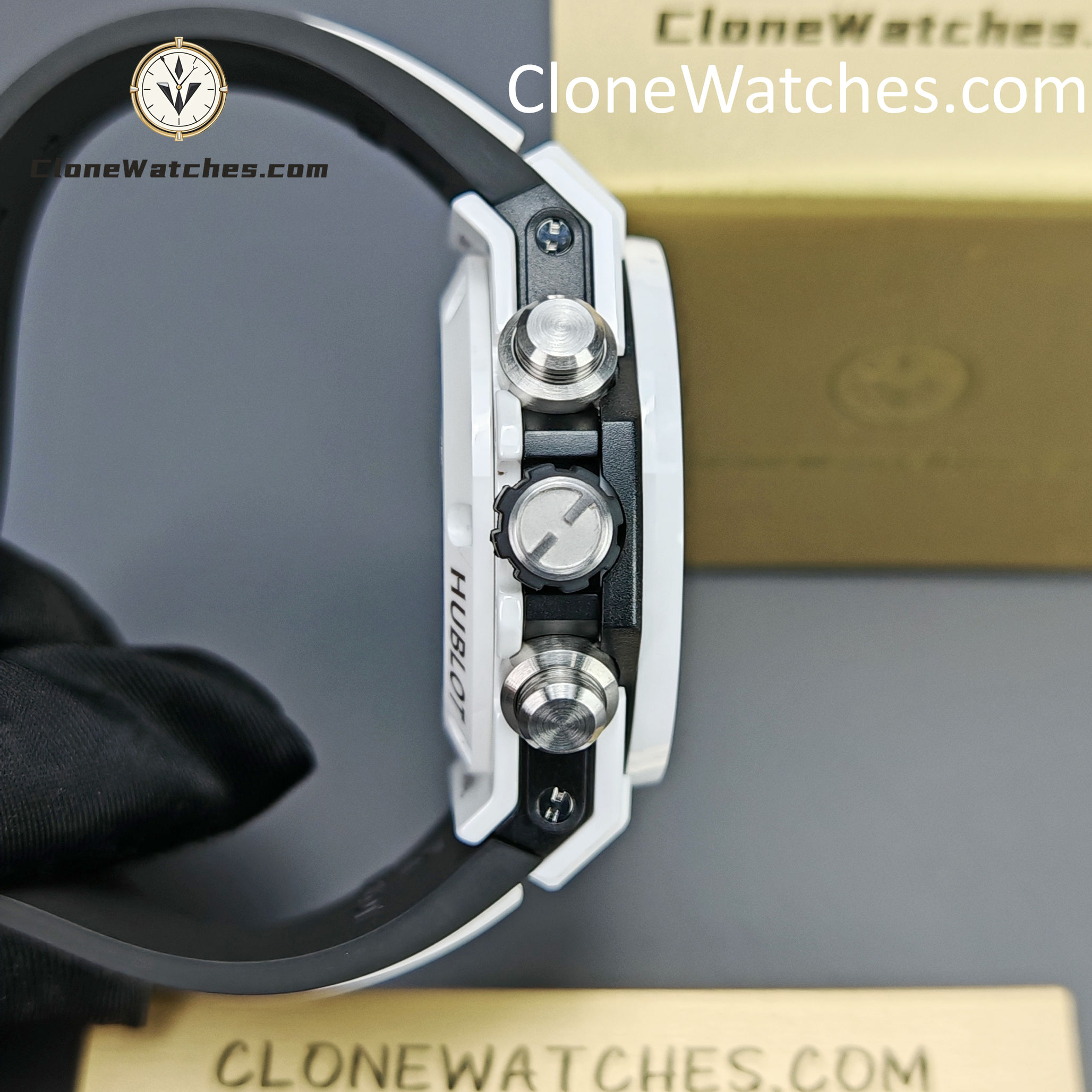 Hublot Super Clone Watches 1:1 Big Bang Unico White Ceramic 42MM 441.HX.1171.RX