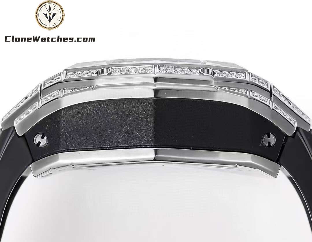 Hublot Super Clone Watches 1:1 Spirit of Big Bang Sang Bleu Titanium Pavé 648.NX.0107.RX.1604.MXM23