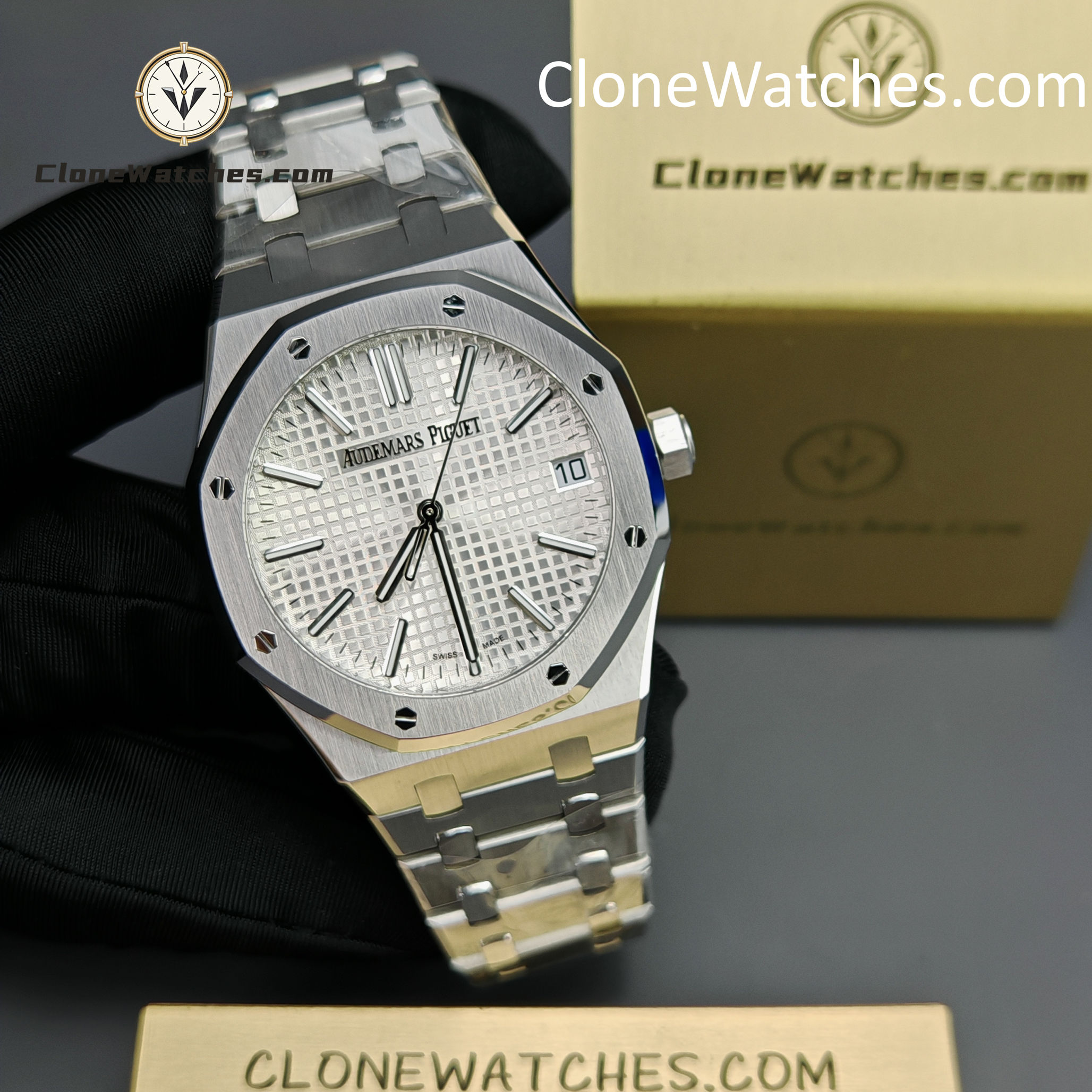 Audemars Piguet Super Clone Watches 1:1 Royal Oak 15510 White Dial 41MM Selfwinding