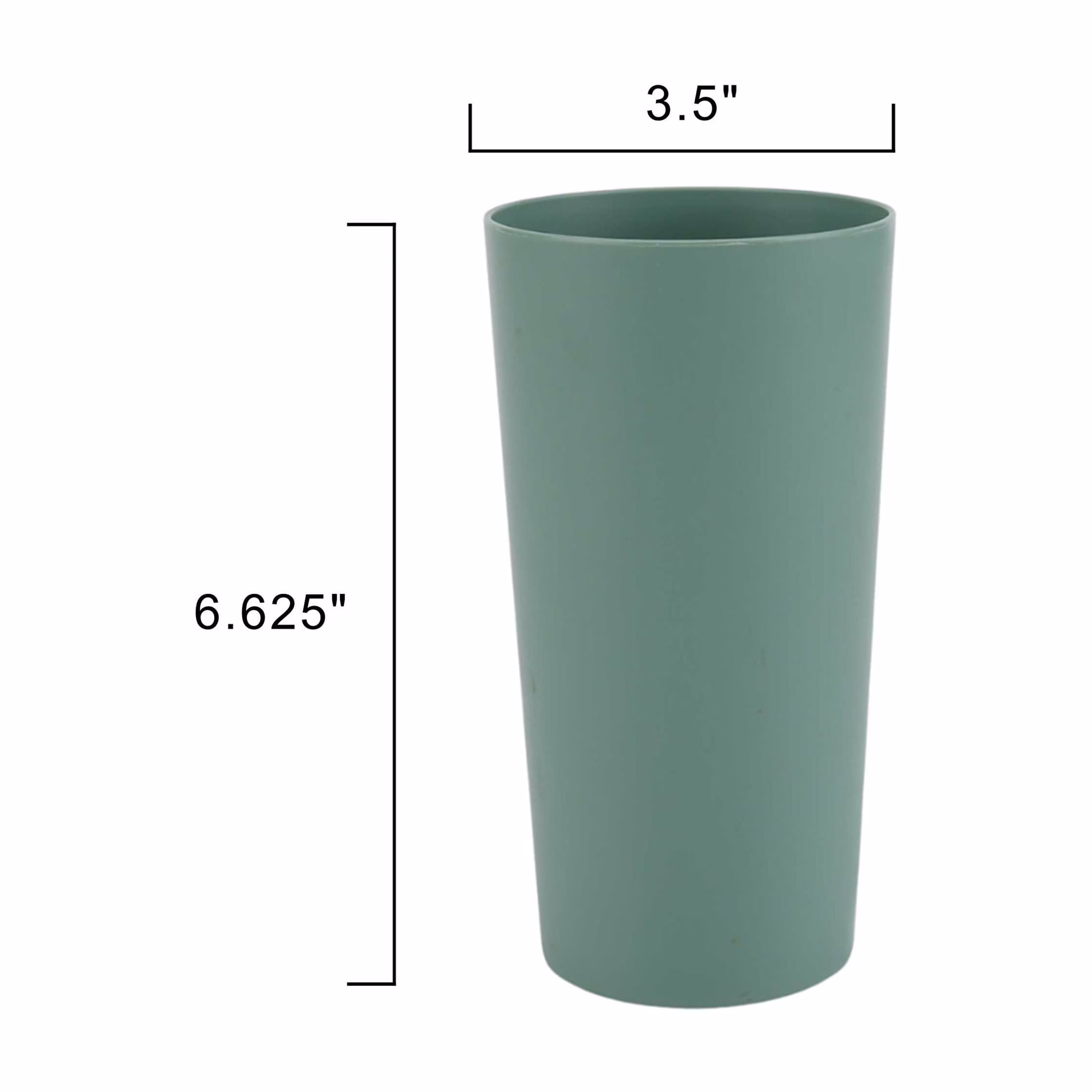 Mainstays 26 oz Sage Plastic Tumbler, 1 Piece