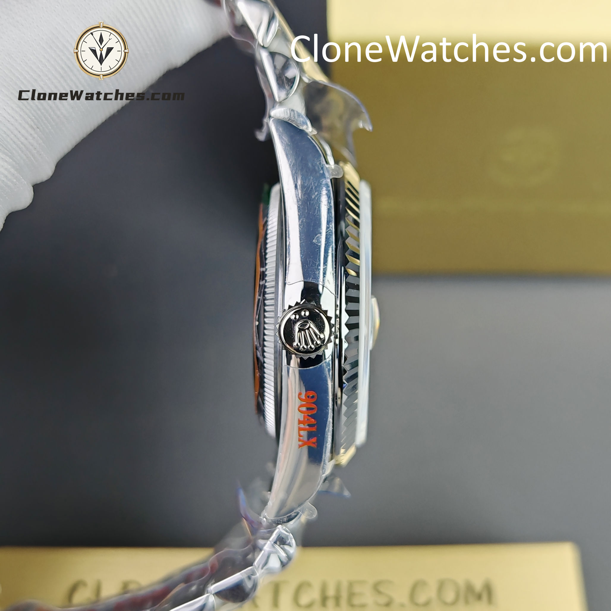 Rolex Super Clone Watches 1:1 Day Date Ice Blue Dial 36mm m128236-0009 3255 Movement