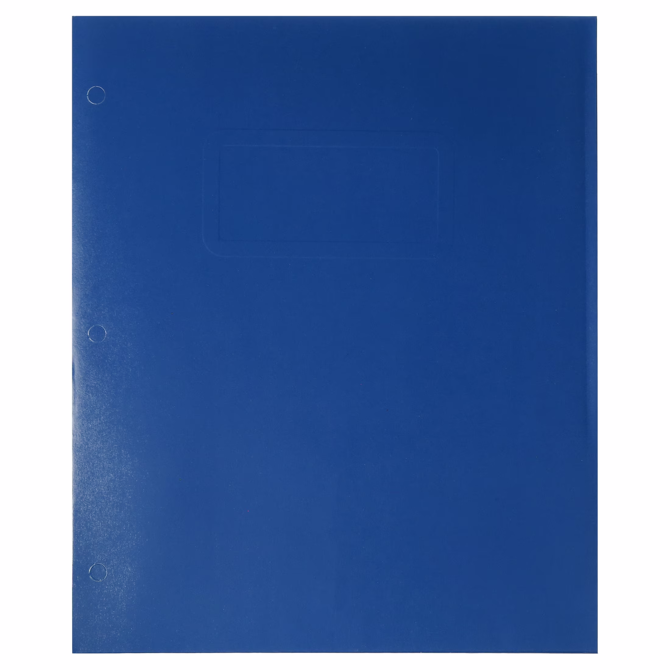 Pen+Gear Blue Letter Size 2-Pocket Paper Folder, 1 Each