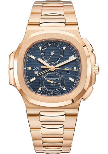 Patek Philippe Nautilus 5990 40.5MM Sunburst Blue Dial With Rose Gold Bracelet