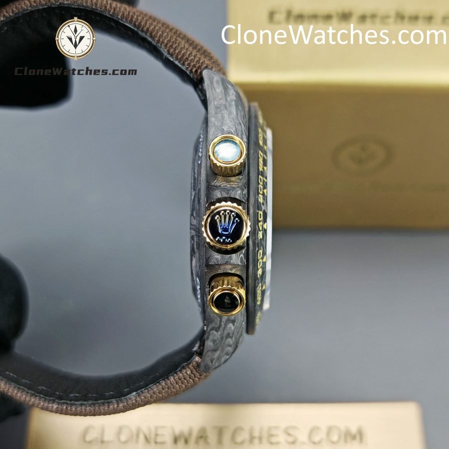 Modified Super Clone Watches 1:1 DiW Rolex Daytona Carbon Fiber DESERT EAGLE ARABIC