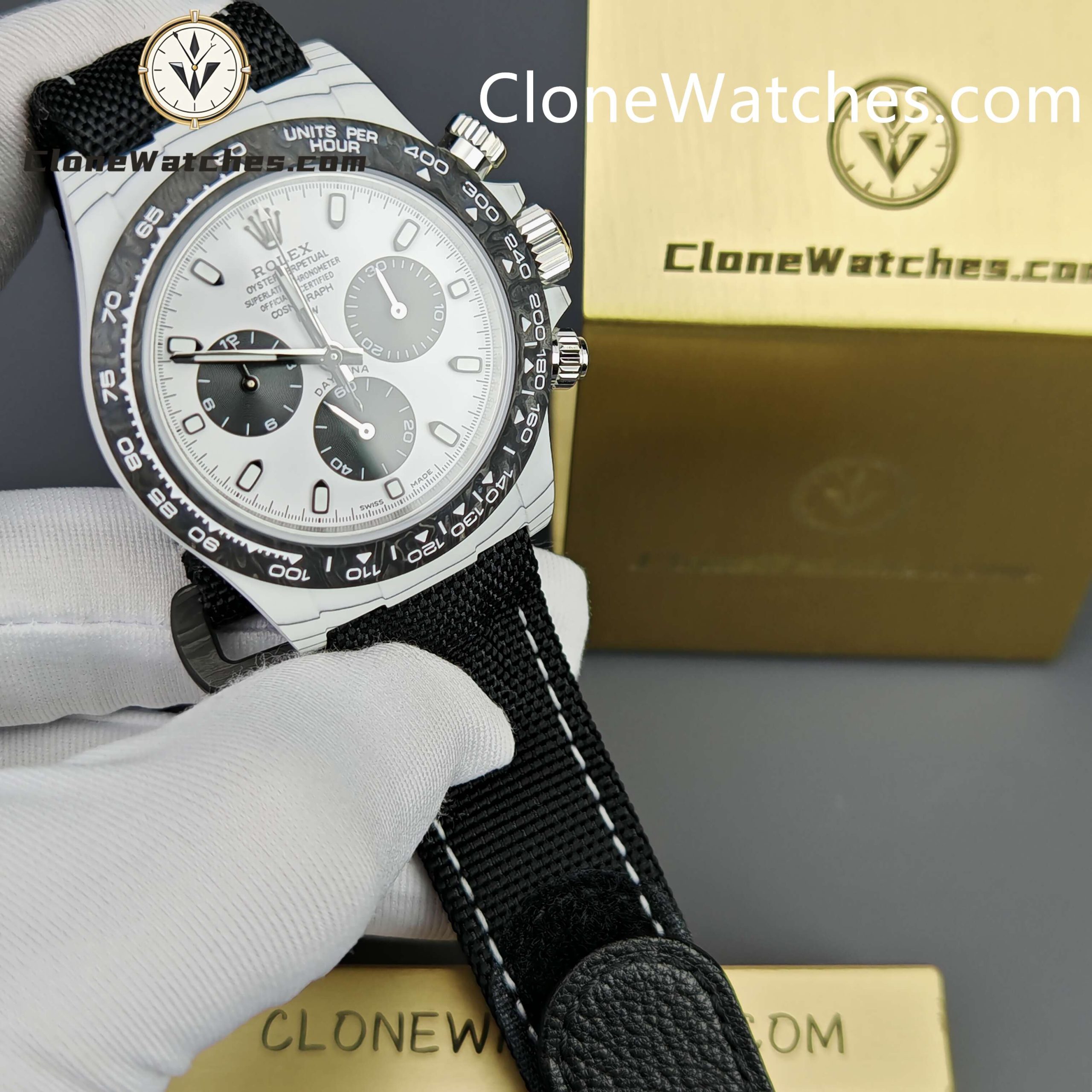 Modified Super Clone Watches 1:1 DiW Rolex Daytona IRBIS Quartz Fiber 41MM