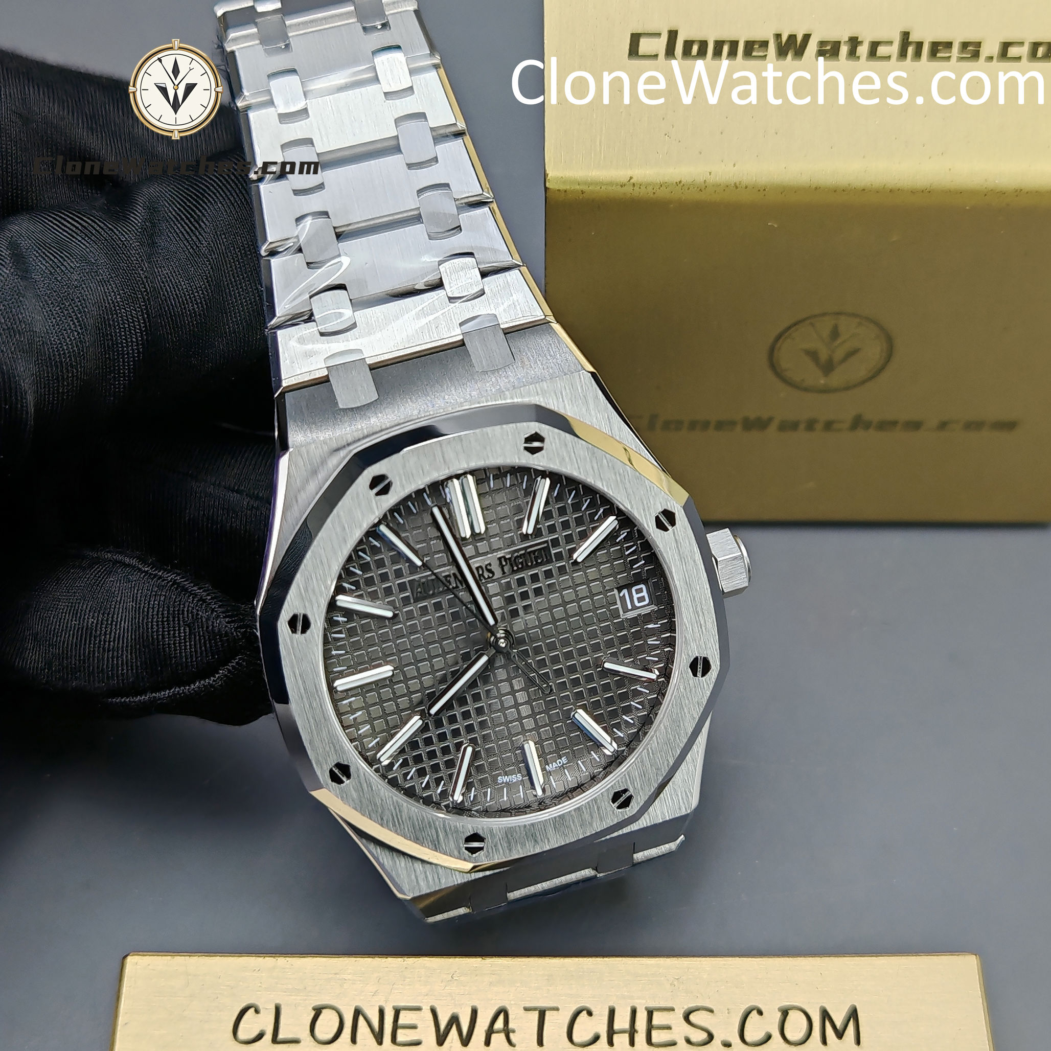 Audemars Piguet Super Clone Watches 1:1 Royal Oak 15510 Gray Dial 41MM Selfwinding