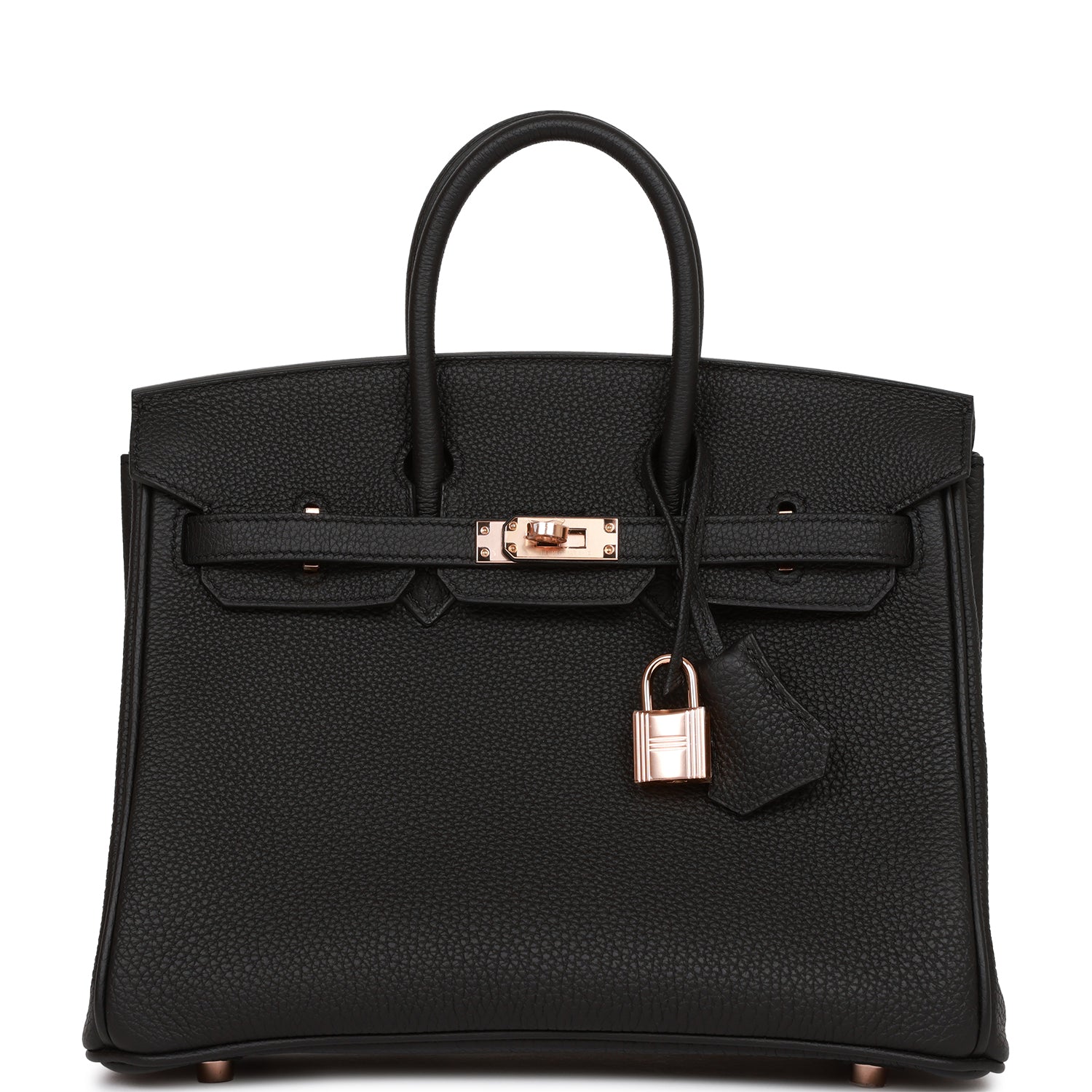 Hermes Birkin  Black Togo Rose Gold Hardware