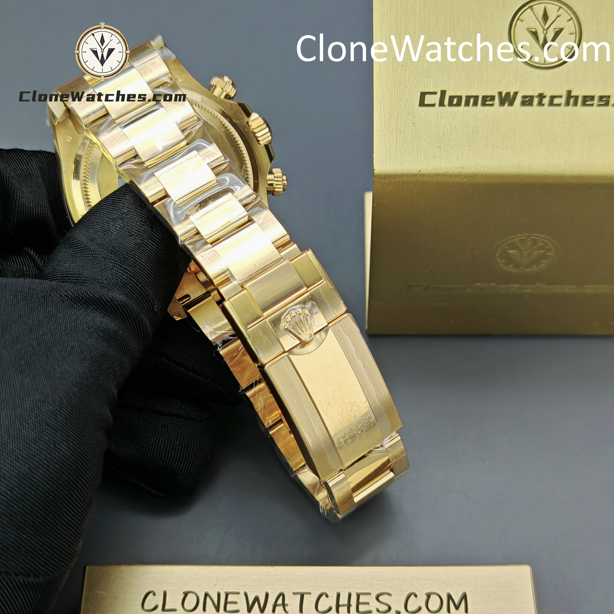 Rolex Super Clone Watches 1:1 Daytona 18K Gold M126508-0006 4131 Movement