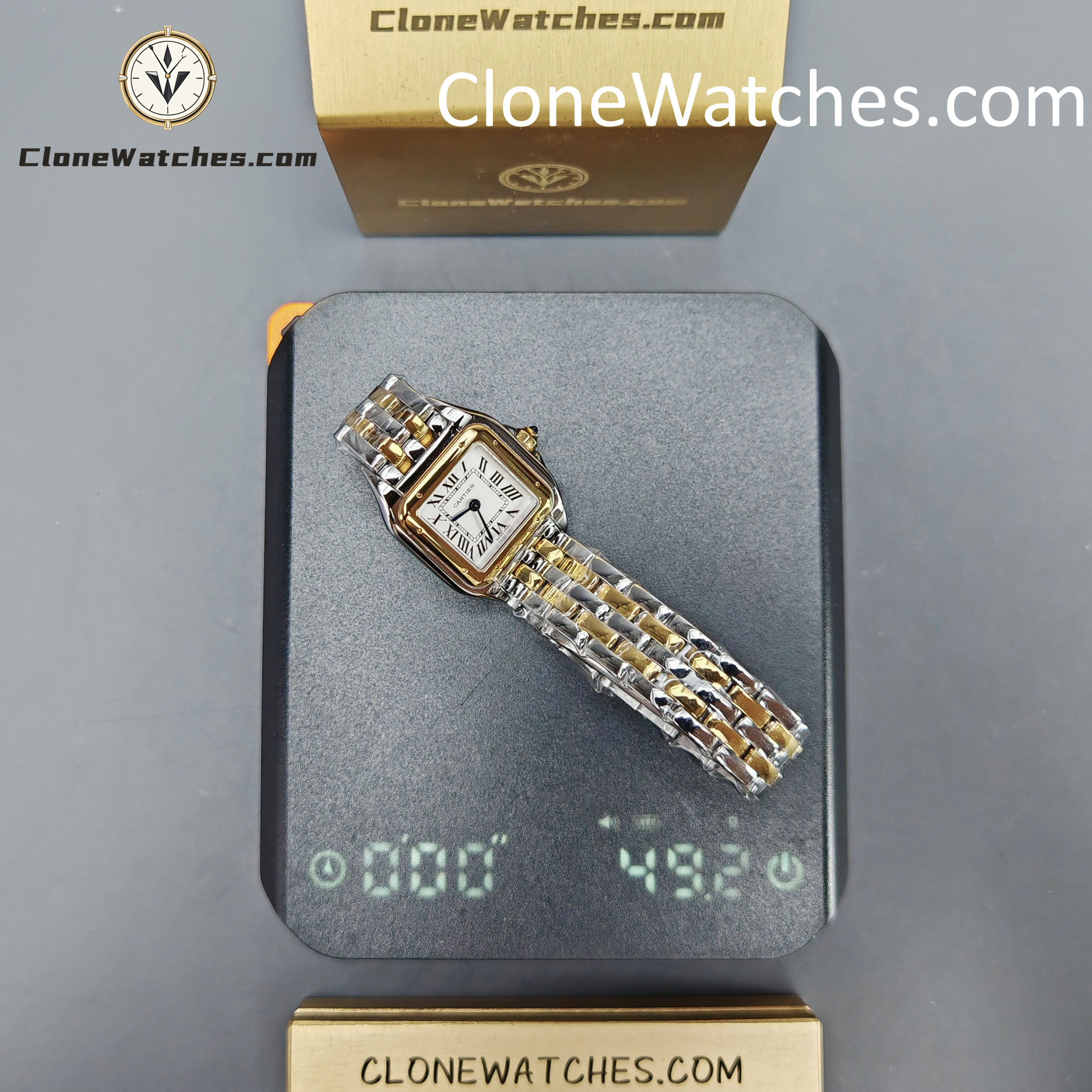 Cartier Super Clone Watches 1:1 PANTHÈRE DE CARTIER White Dial 22mm x30mm W2PN0013