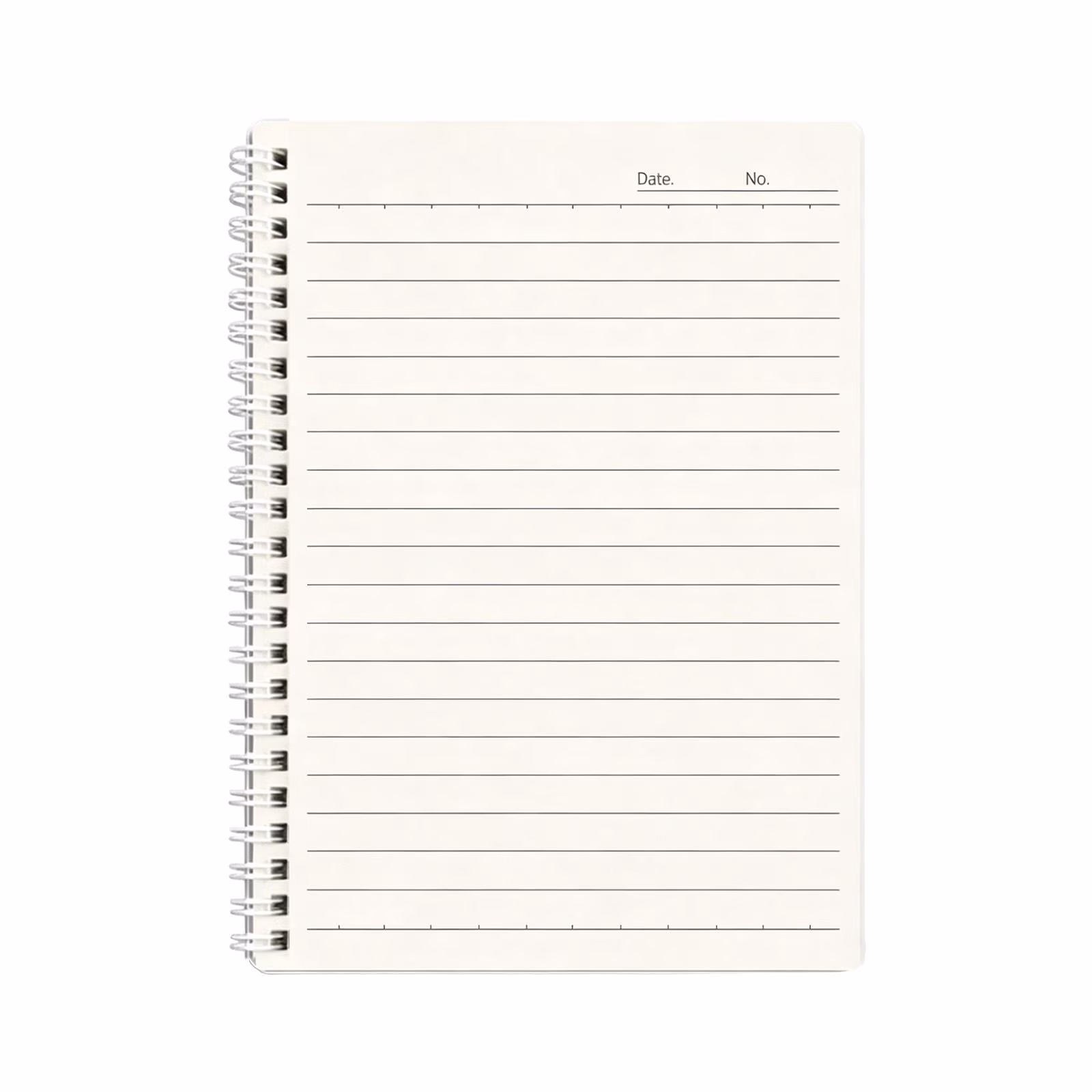 5.5"x8" Spiral Notebook Lined, College Ruled Journal Notebook with Hardcover, Writing Tablets for Learn Office Business, 1 Pc 60 Sheets