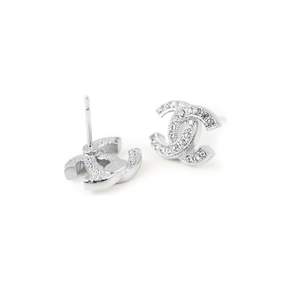 Chanel crystal earrings