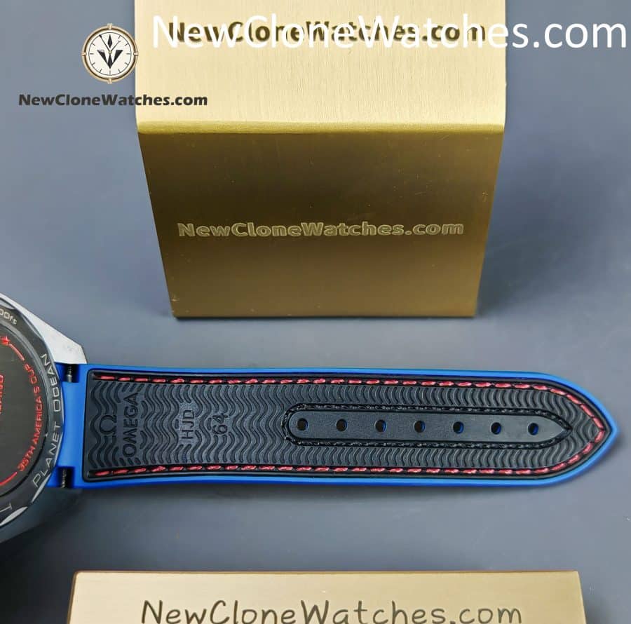 OMEGA Super Clone Watches 1:1 Seamaster Planet Ocean 600M ��ETNZ�� Deep Black 215.92.46.22.01.004 45.5MM