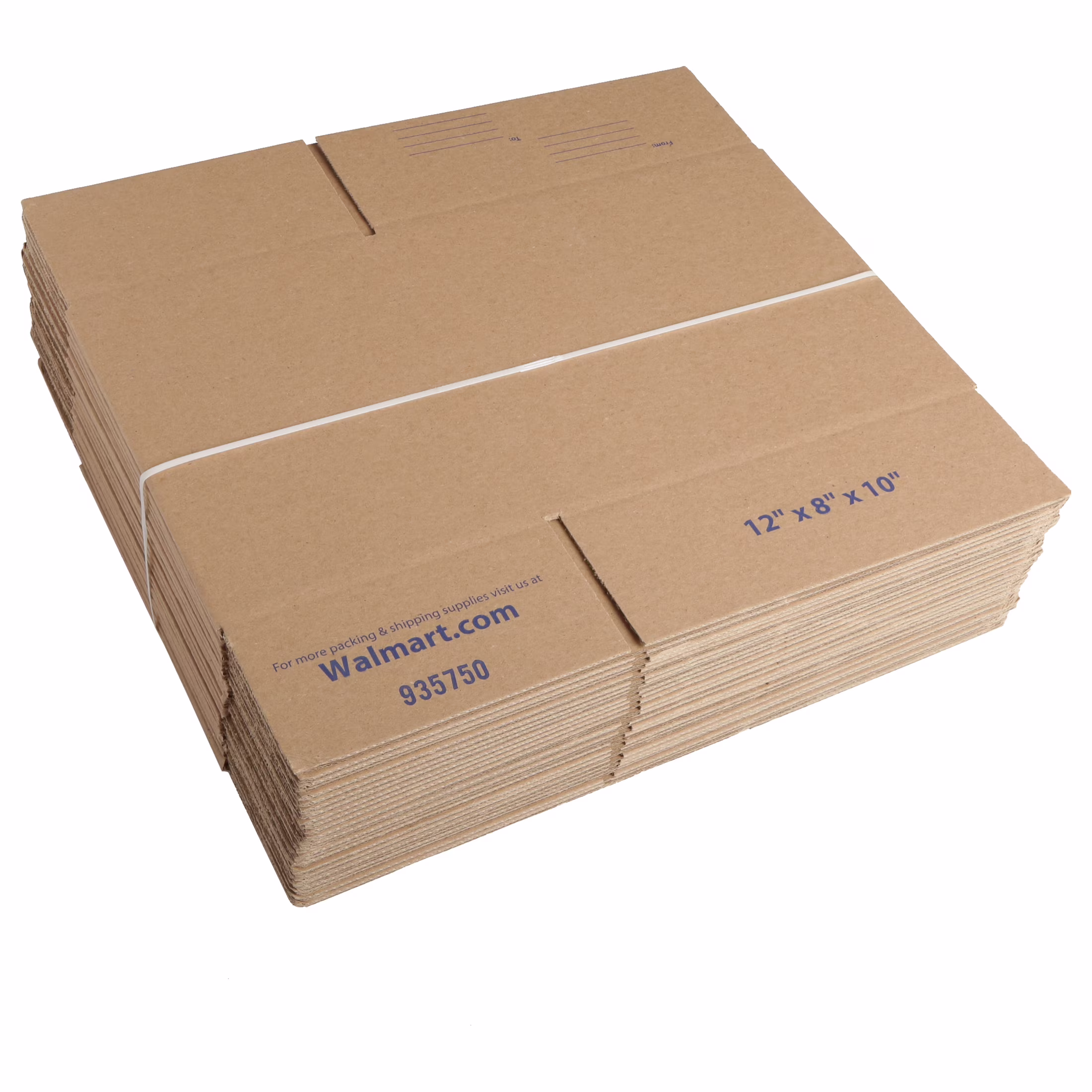 Pen+Gear Recycled Shipping Boxes, 12 in L x 10 in W x 8 in H, 30-Count