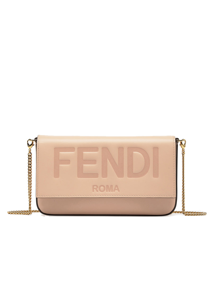 Fendi Wallet on Chain with Pouches in Pink