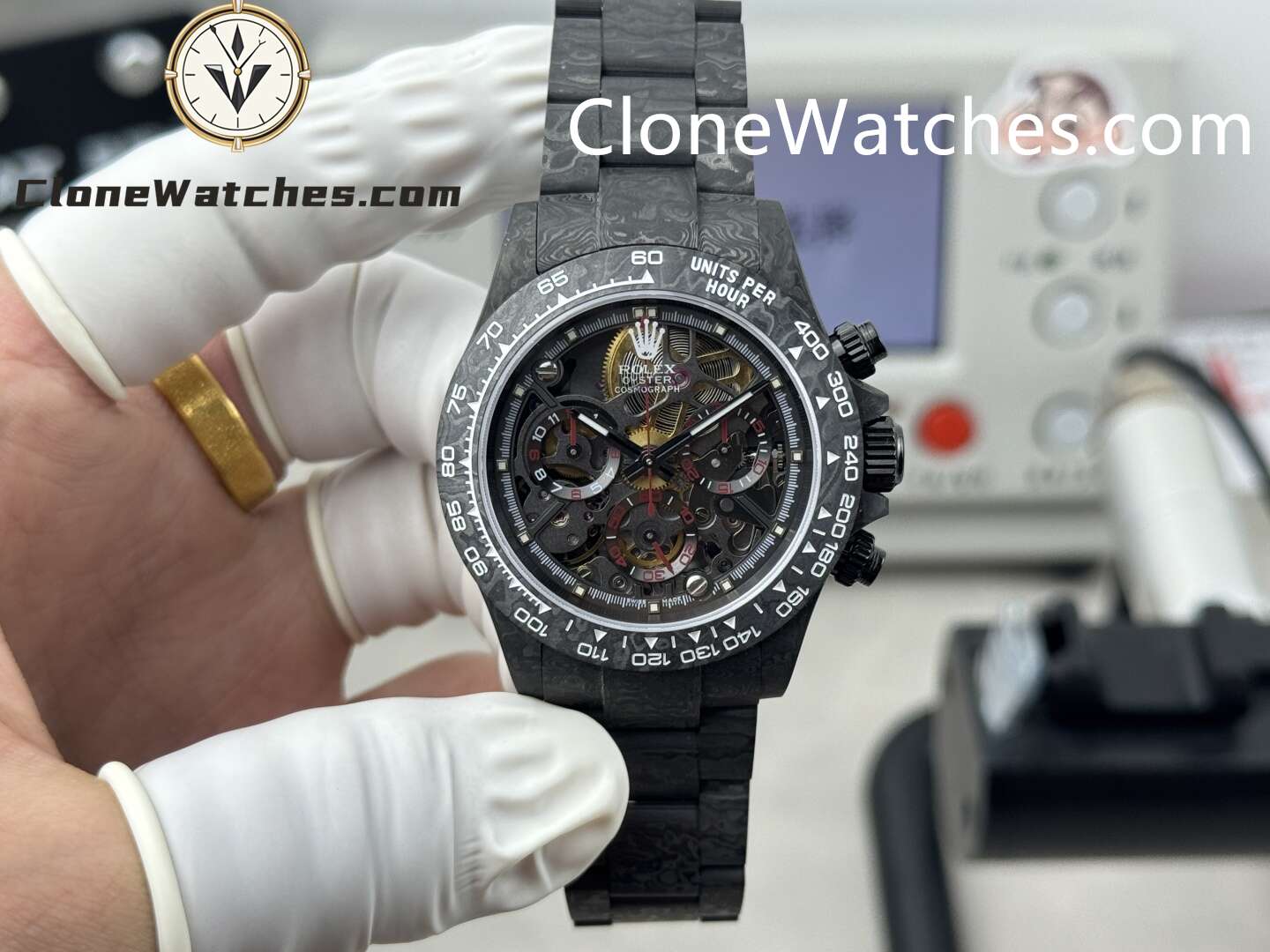 Modified Super Clone Watches 1:1 Rolex Daytona 4130 Super Lightweight Carbon Fiber 40mm