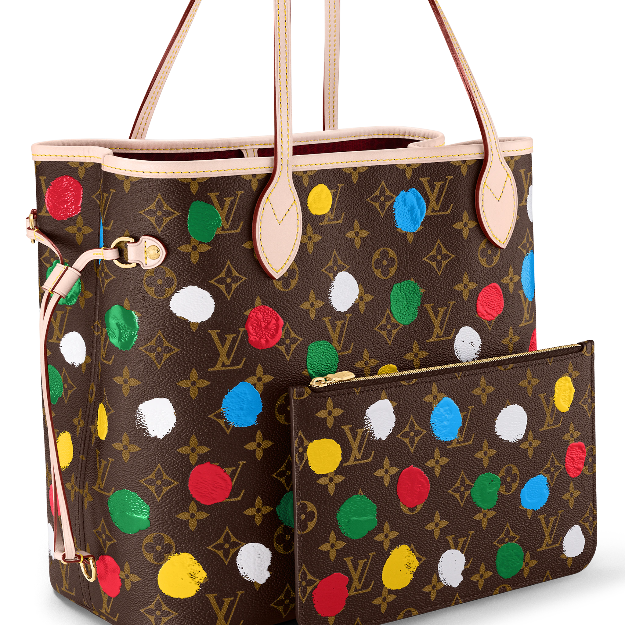 Louis Vuitton M46381 LV x YK NEVERFULL