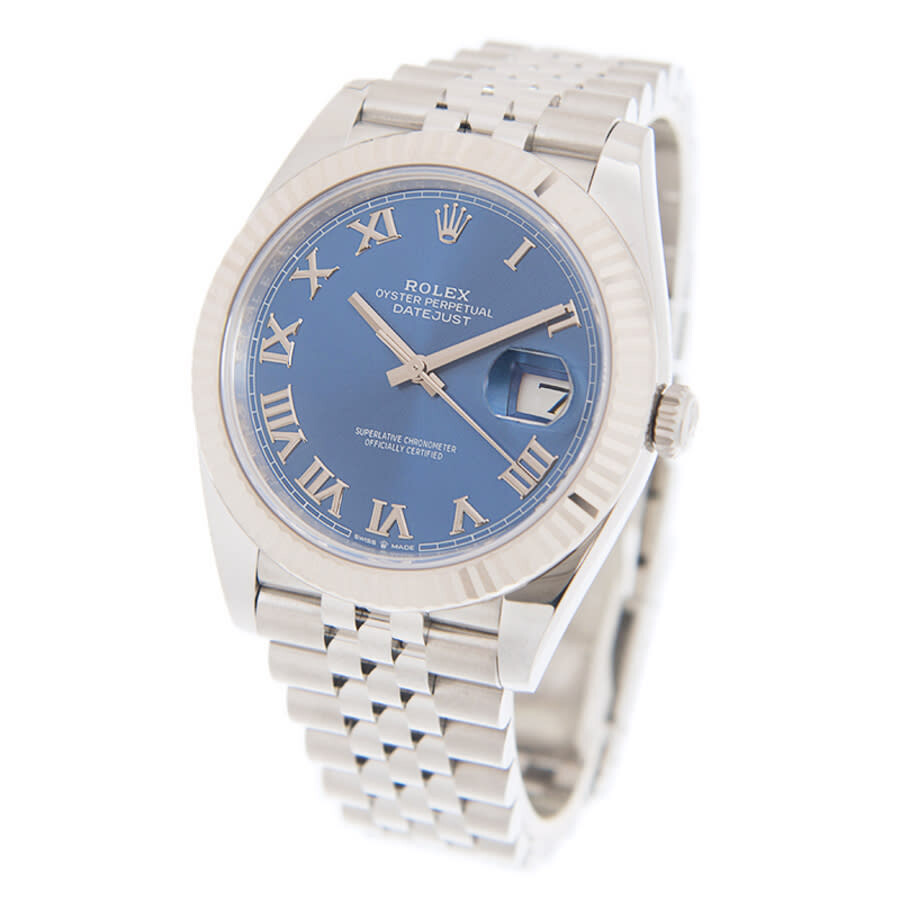Rolex Oyster Perpetual Datejust Automatic Blue Dial Men s Watch 126334 BLRJ（Lifetime free warranty+90-days replacement service & Refund!.）