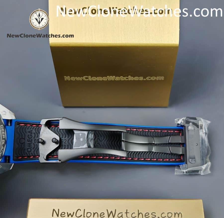 OMEGA Super Clone Watches 1:1 Seamaster Planet Ocean 600M ��ETNZ�� Deep Black 215.92.46.22.01.004 45.5MM