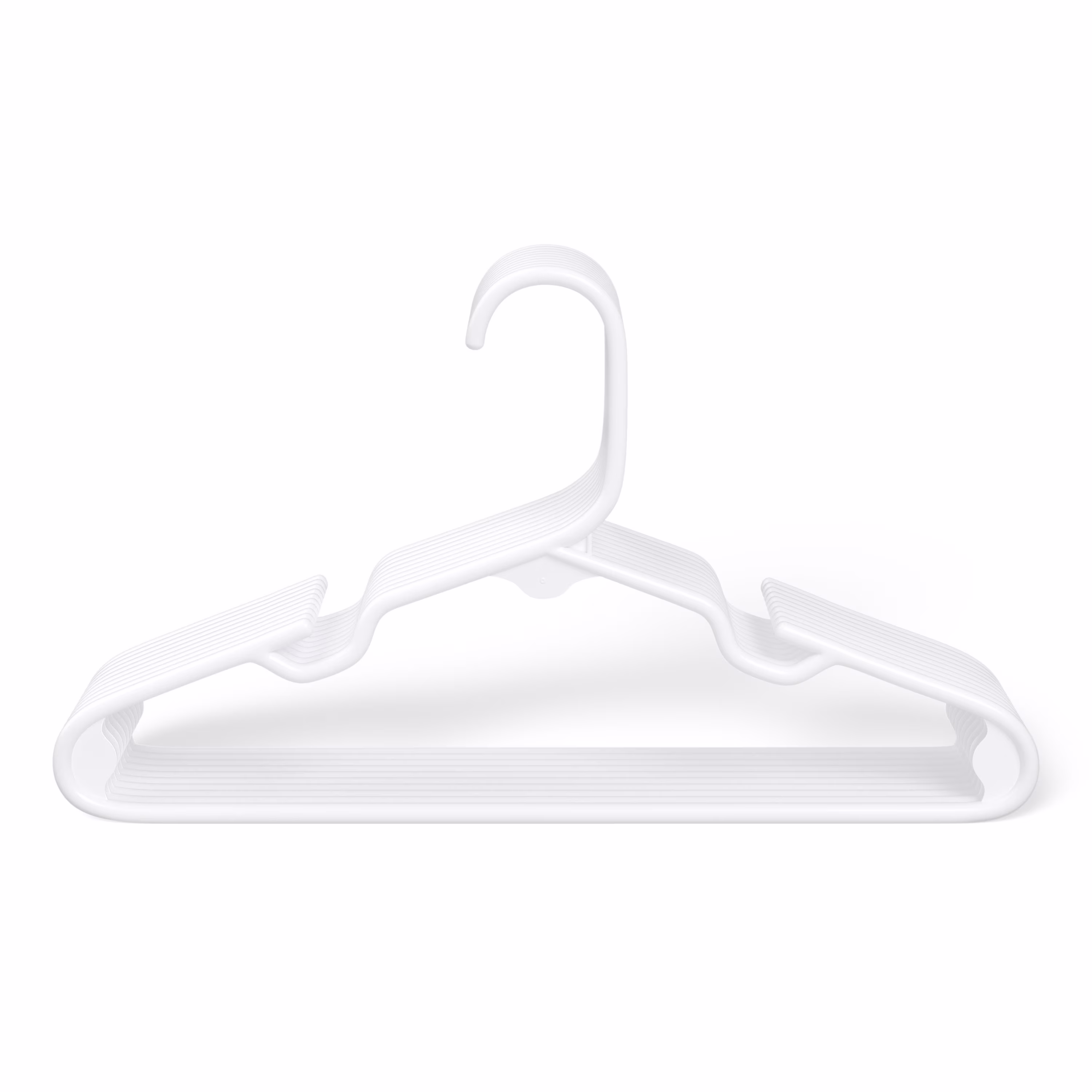 Mainstays Kids Pink Plastic Clothing Hangers, 10 Pack