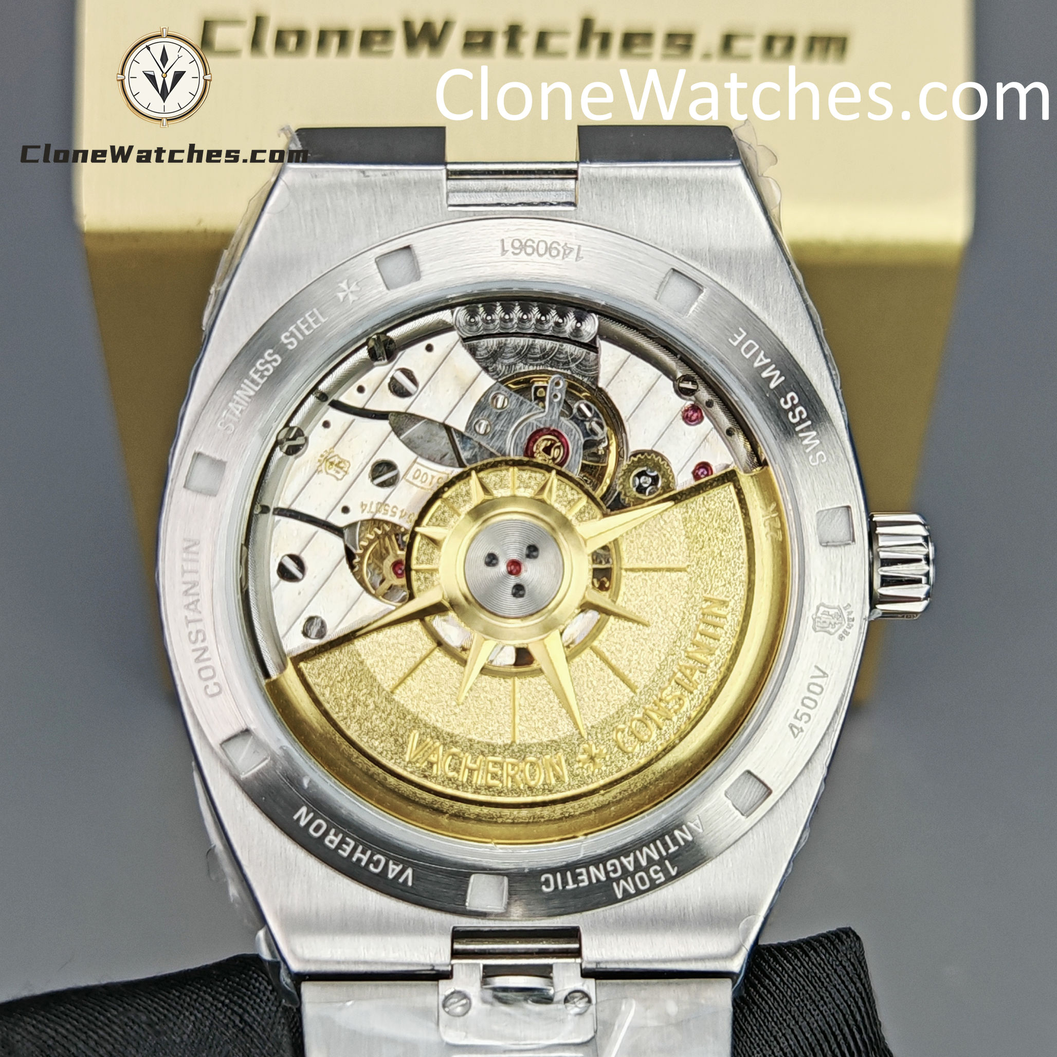 Vacheron Constantin Super Clone Watches 1:1 Overseas 4500V/110A-B146 Coffee Dial