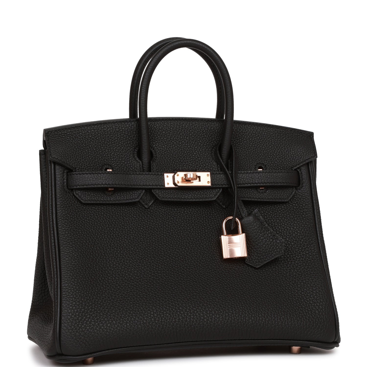Hermes Birkin  Black Togo Rose Gold Hardware
