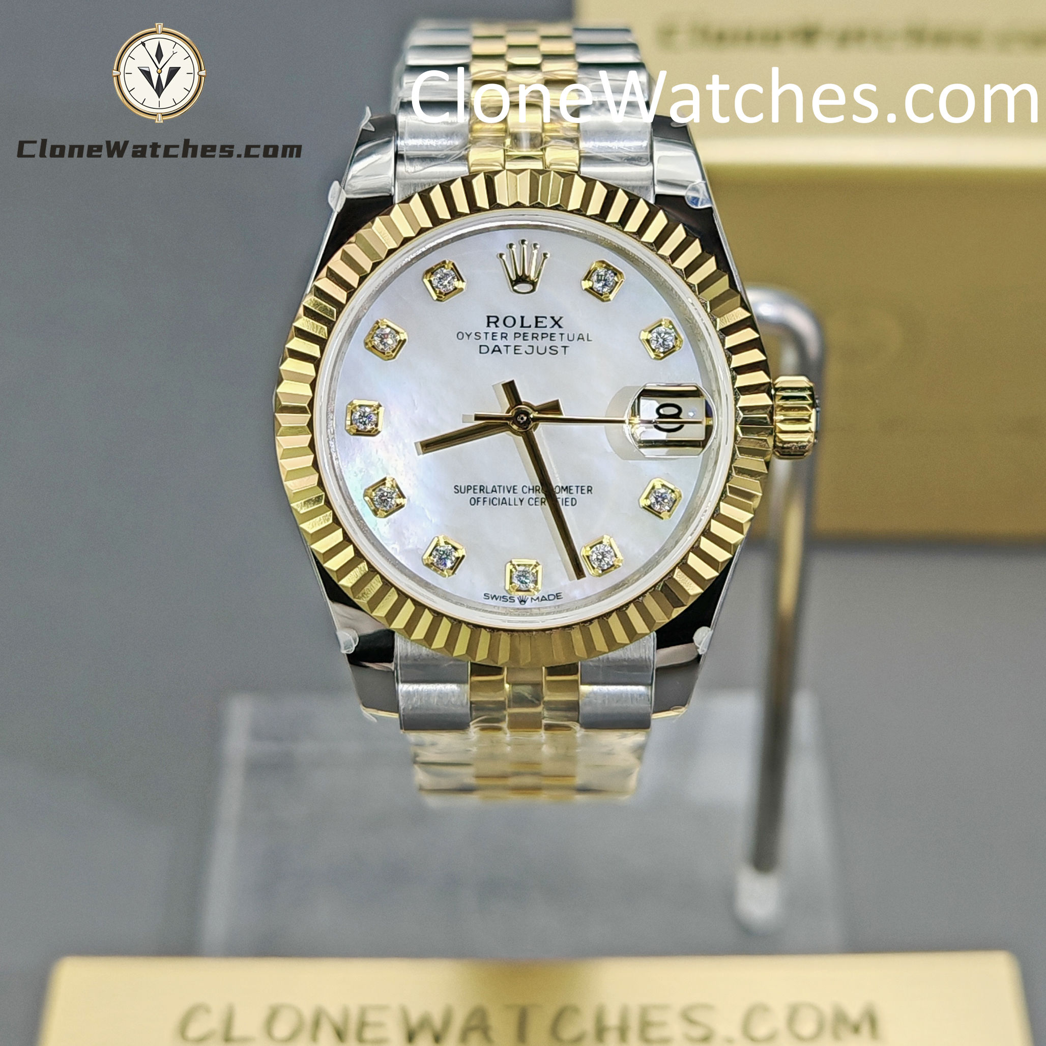 Rolex Super Clone Watches 1:1 DateJust m278273-0028 Jubilee 31MM 2236 Movement