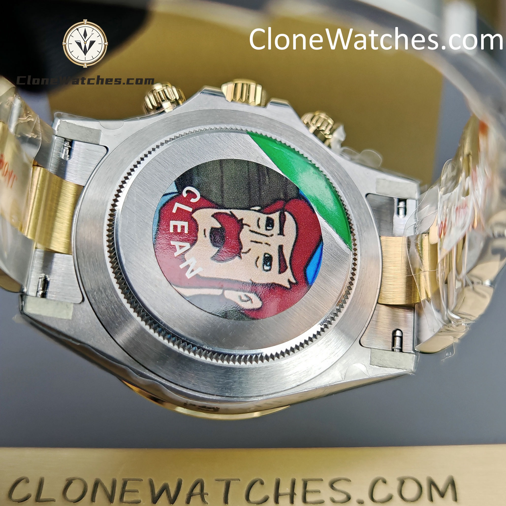 Rolex Super Clone Watches 1:1 Daytona 18k gold M116503-0001 White Dial 4130 movement