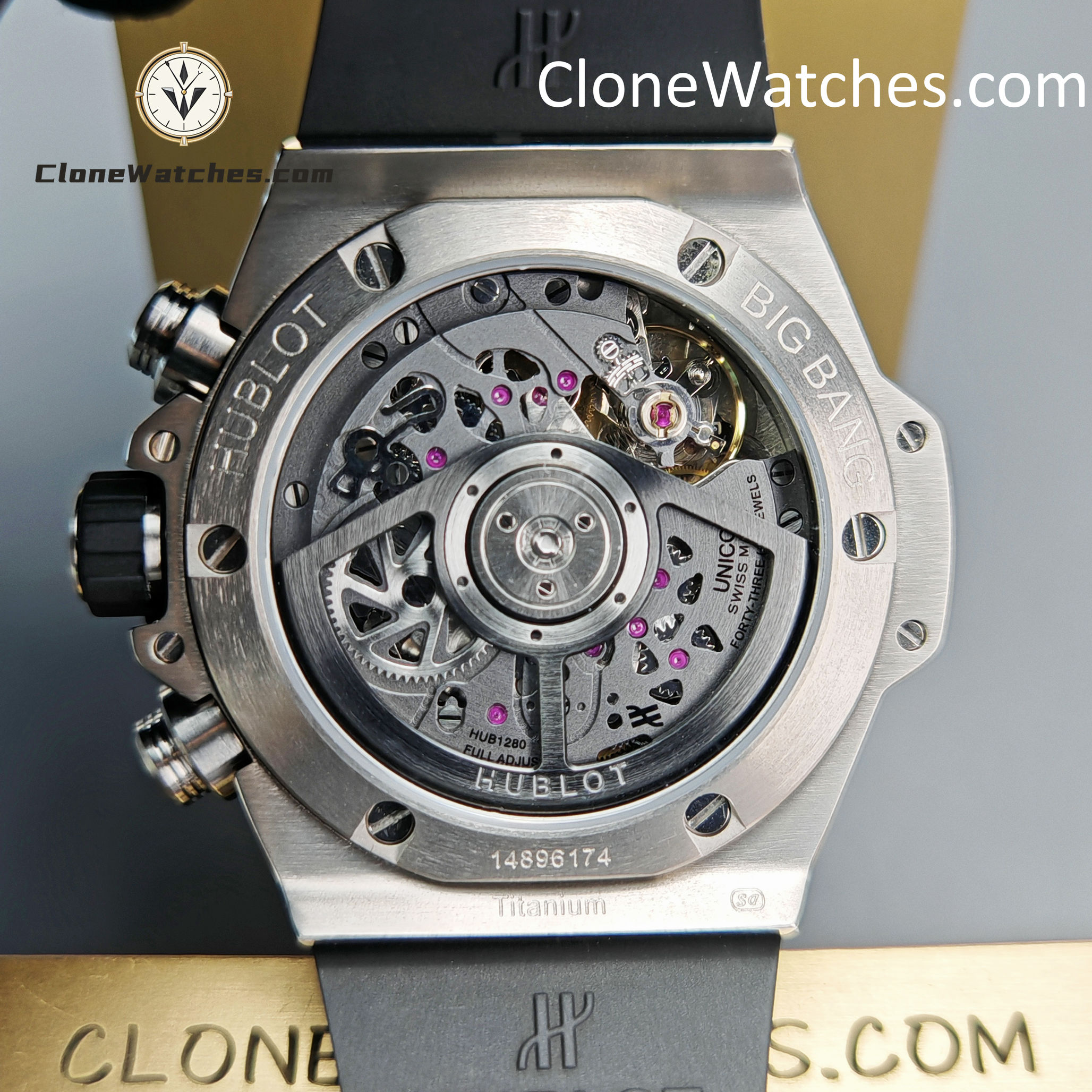 Hublot Super Clone Watches 1:1 Big Bang Unico 42mm Titanium Case 441.NX.1171.RX