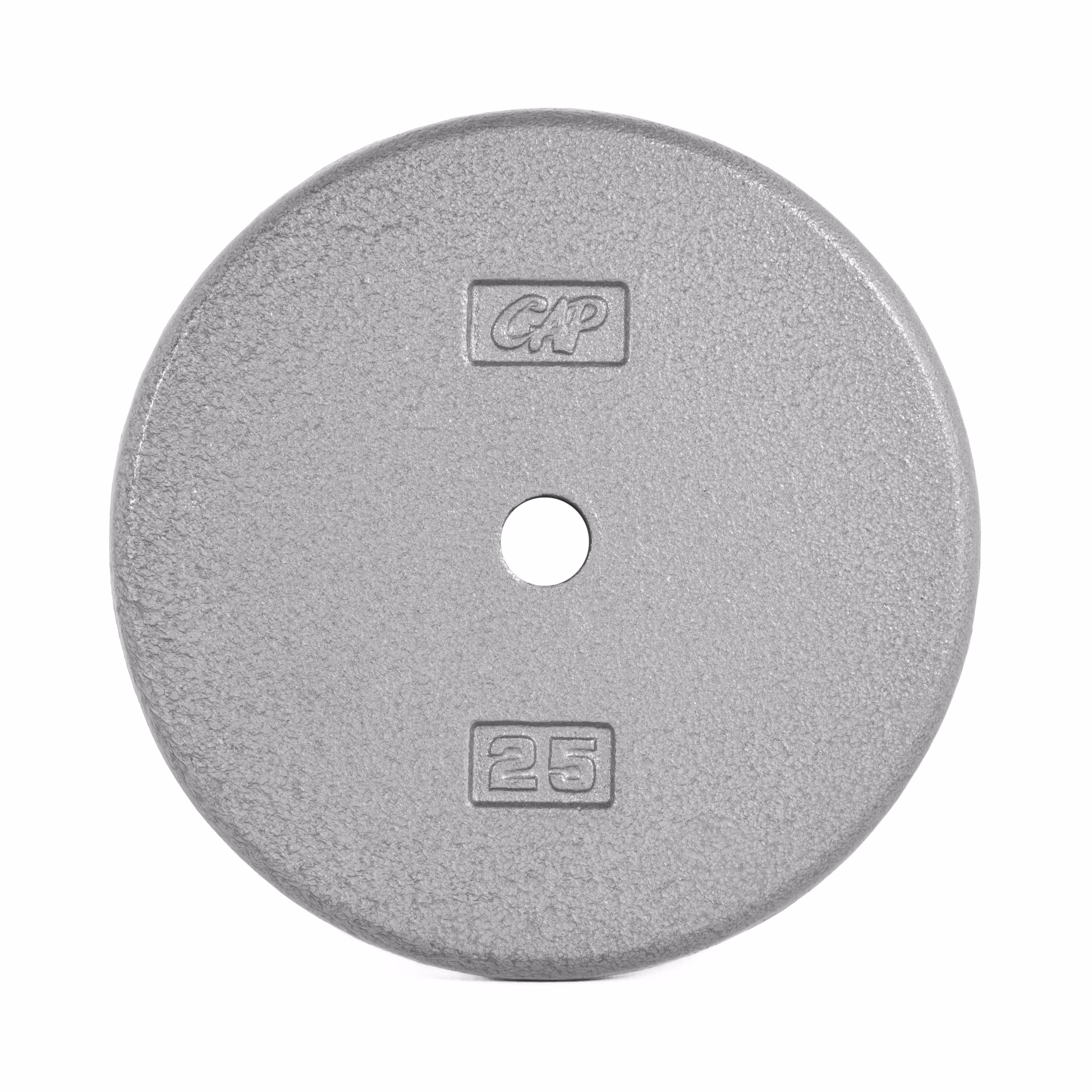 CAP Barbell Standard Cast Iron Weight Plate, 7.5 Lbs., Gray
