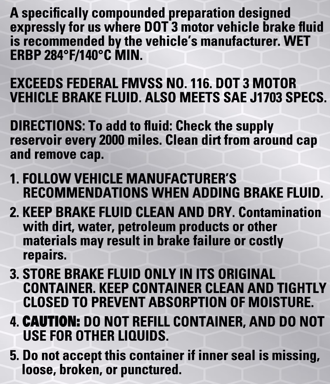 Super Tech DOT 3 Brake Fluid, 12 oz