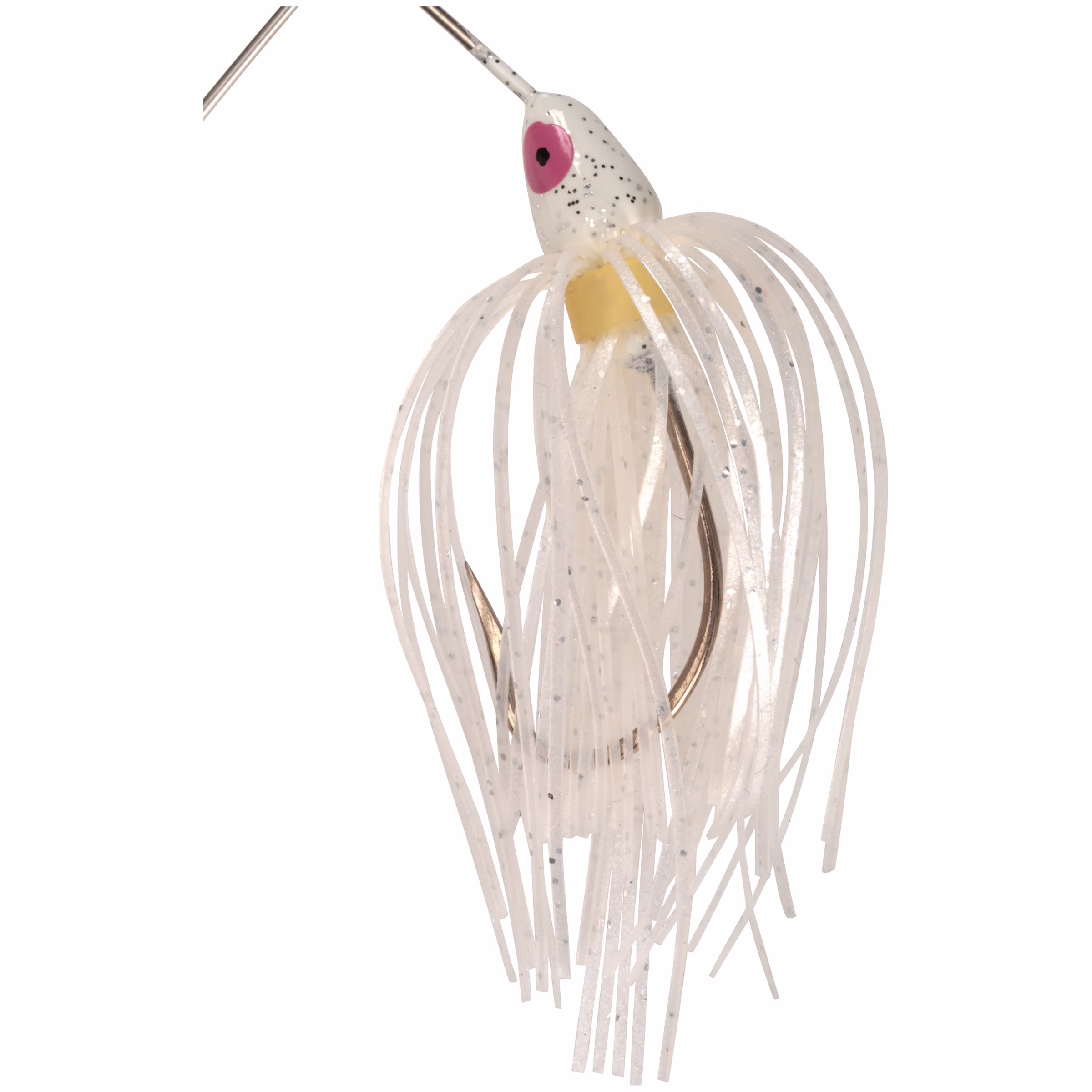 Strike King Mini-King Spinnerbait Lure 1/8oz White