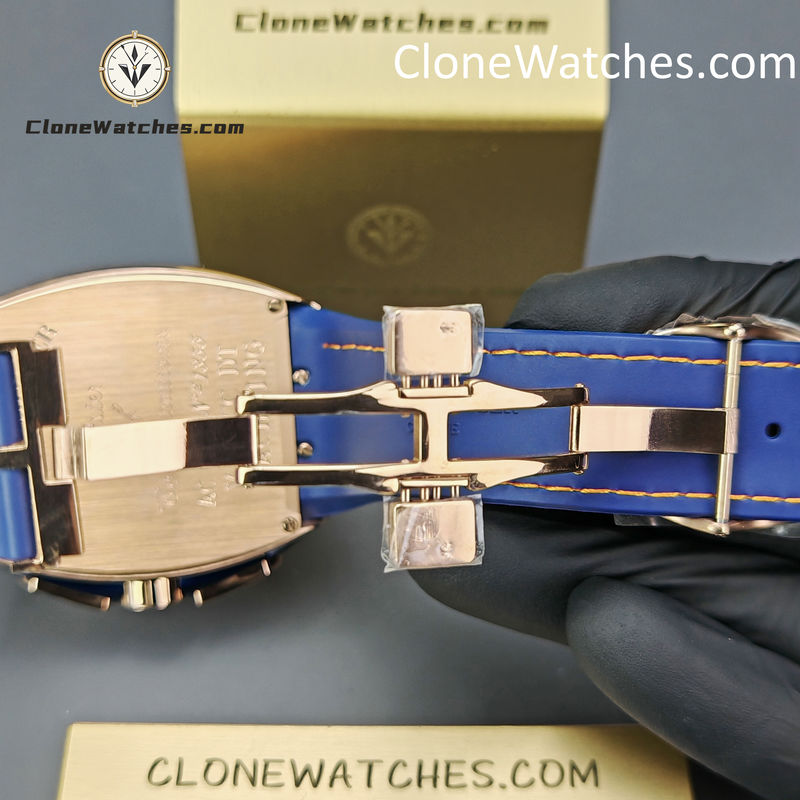 Franck Muller Super Clone Watches 1:1 V45 Blue Dial Yachting