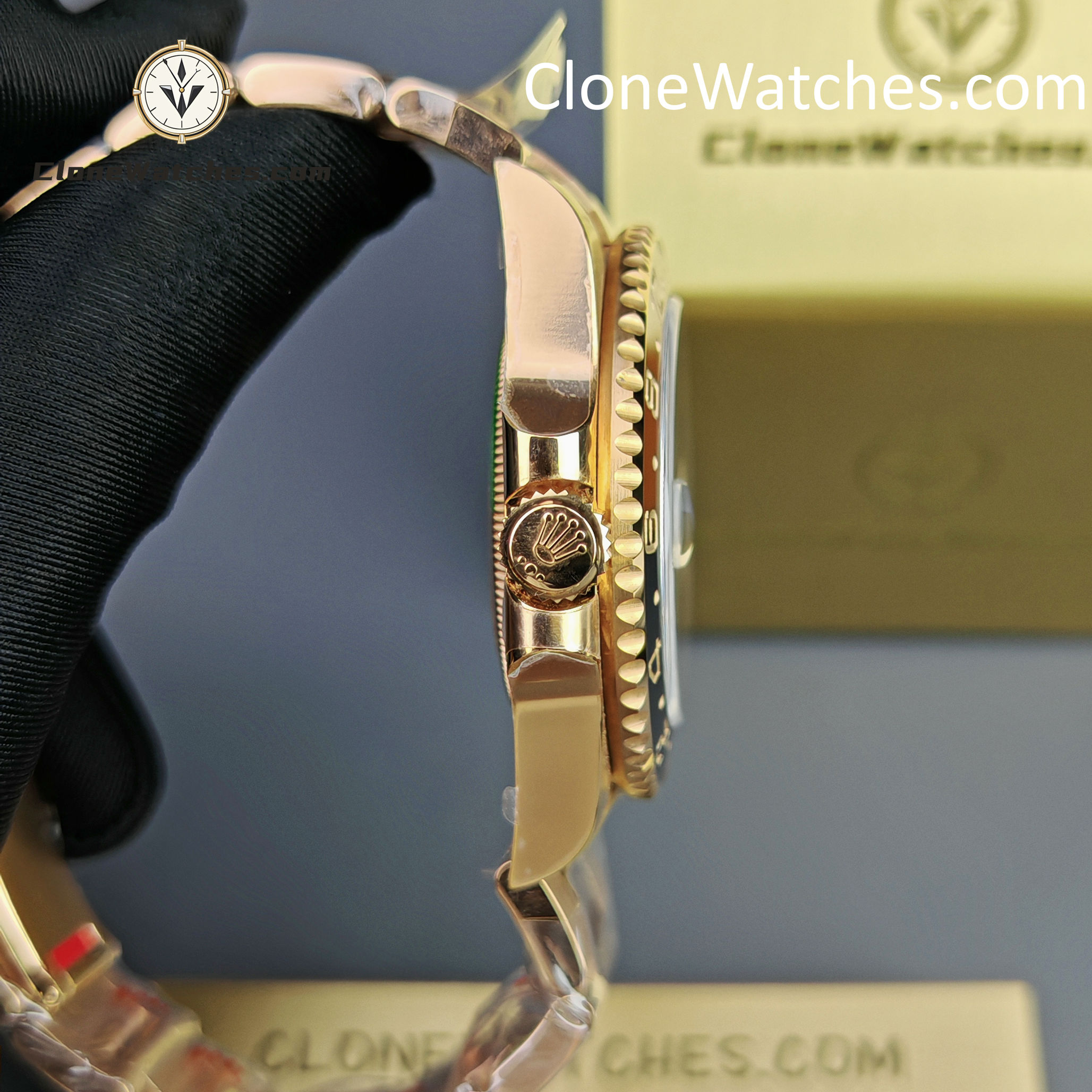 Rolex Super Clone Watches 1:1 Rootbeer GMT Master II M126715chnr Oyster 3285 Movement