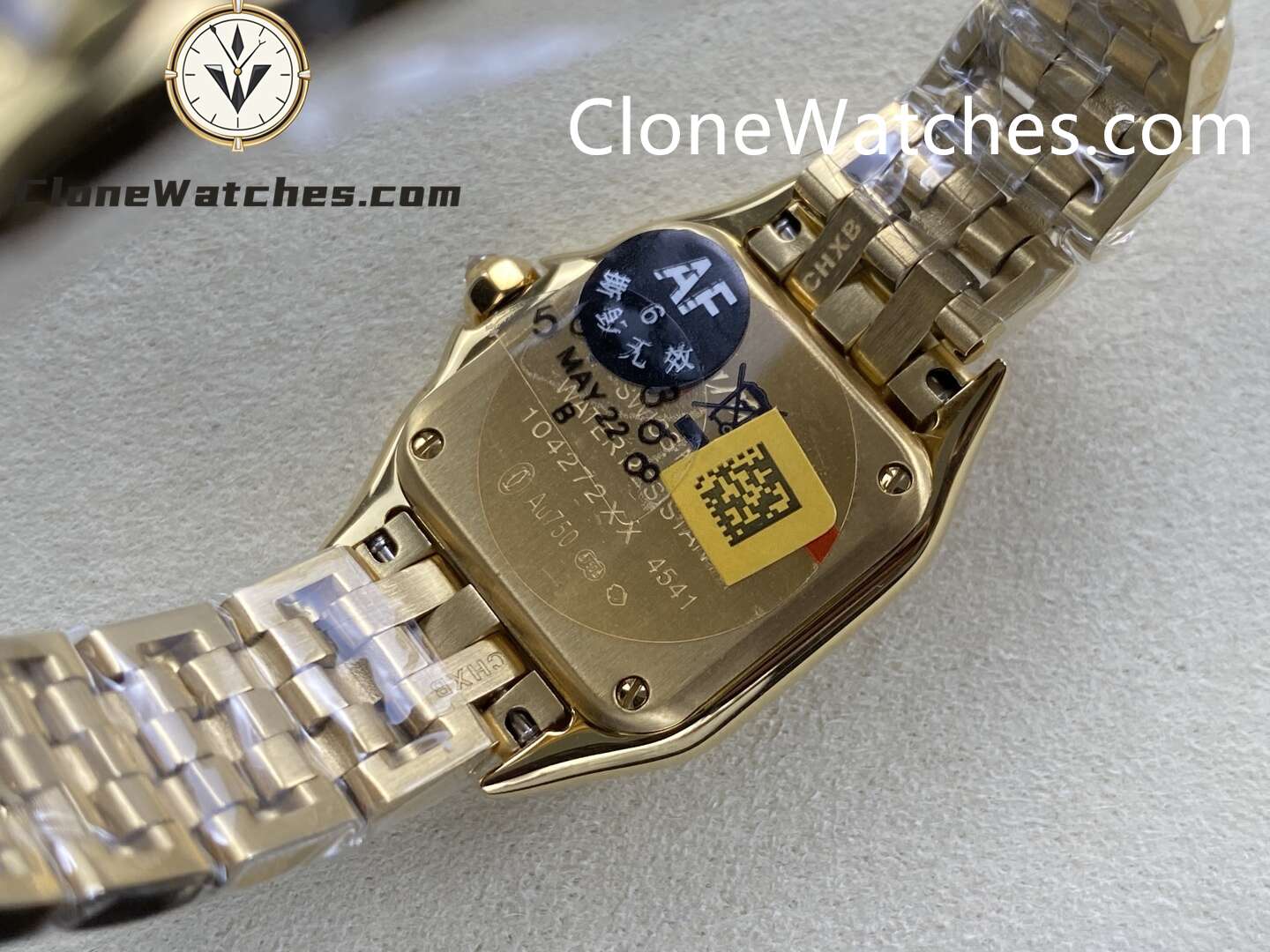 Cartier Super Clone Watches 1:1 PANTHÈRE DE CARTIER Silver-gray with diamond accents Dial 22mm x30mm WJPN0094