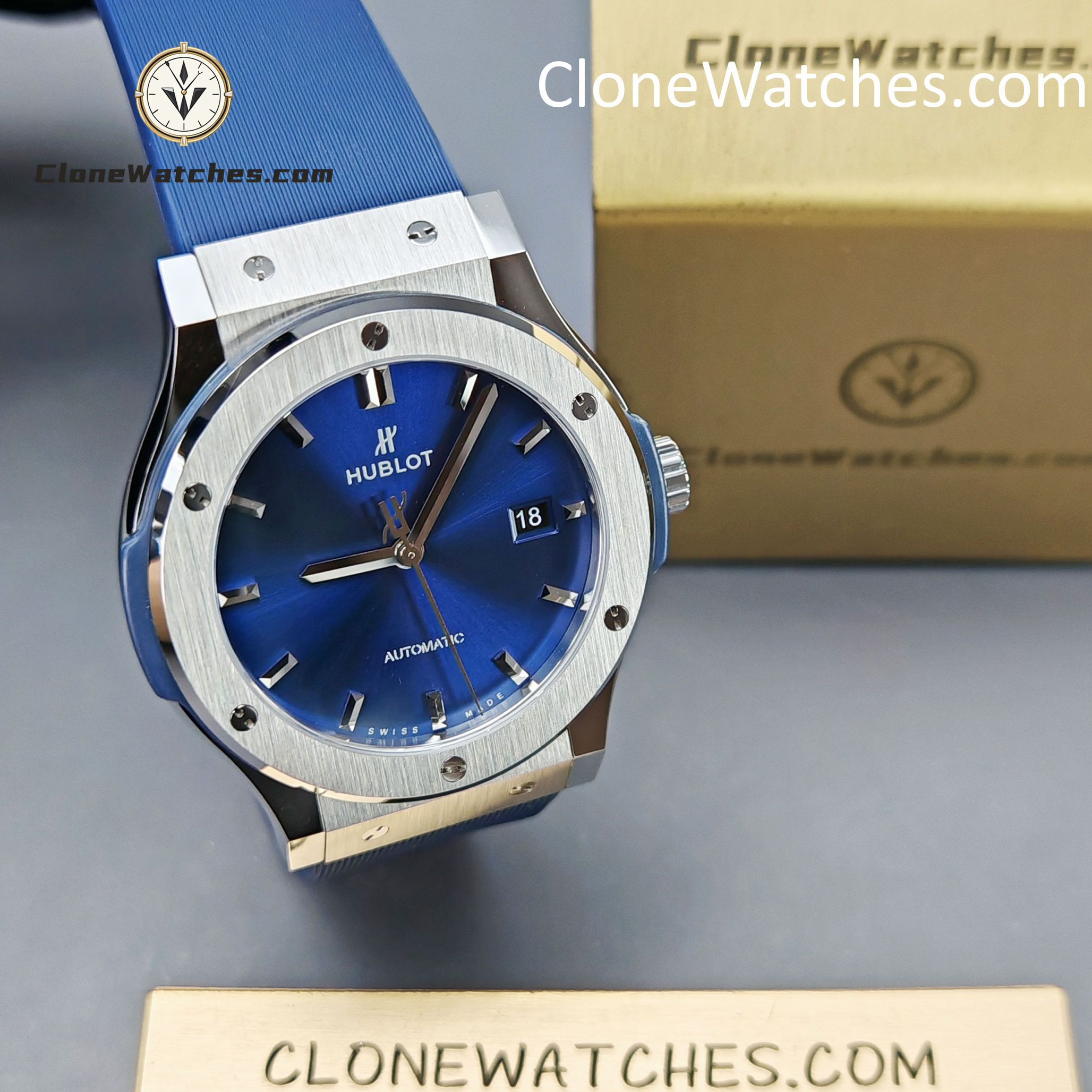 Hublot Super Clone Watches 1:1 Classic Fusion Blue 42MM 542.NX.7170.RX