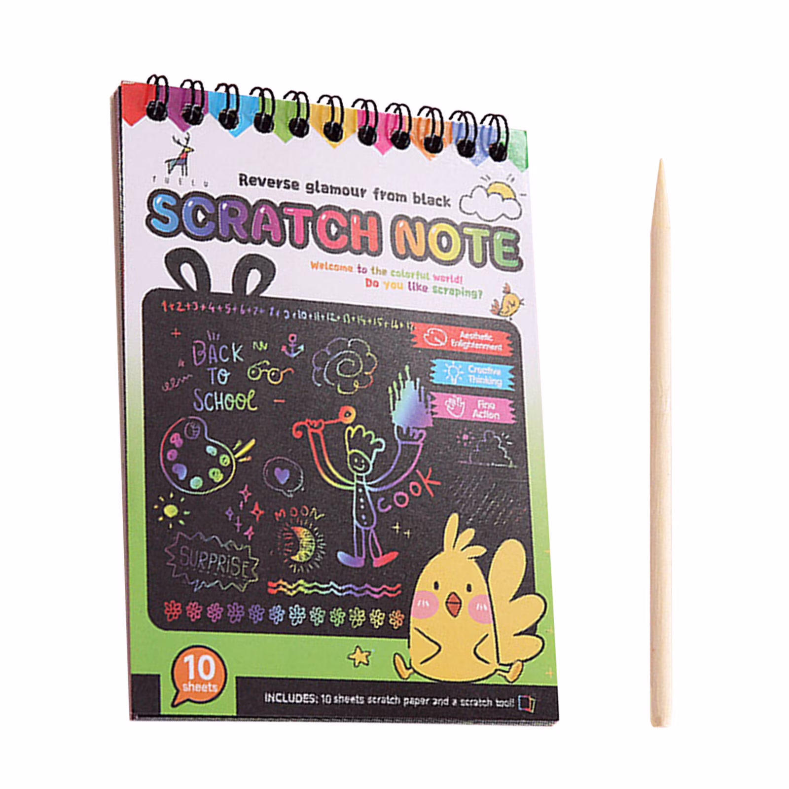 JOGZMZ Toys, Kids Art Notes, Kids Art Paper, Scratch Paper Drawing Pad for Drawing, Playing and Writing
