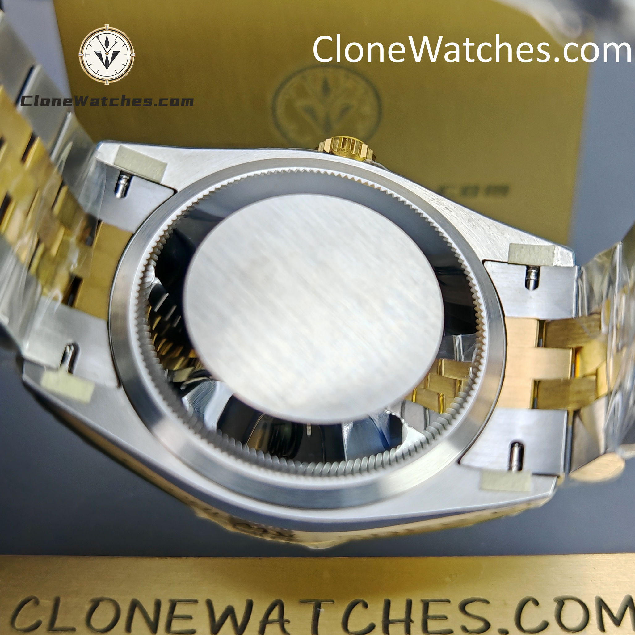 Rolex Super Clone Watches 1:1 DateJust Gold Dial m126233-0015 Jubilee 36MM 3235 Movement