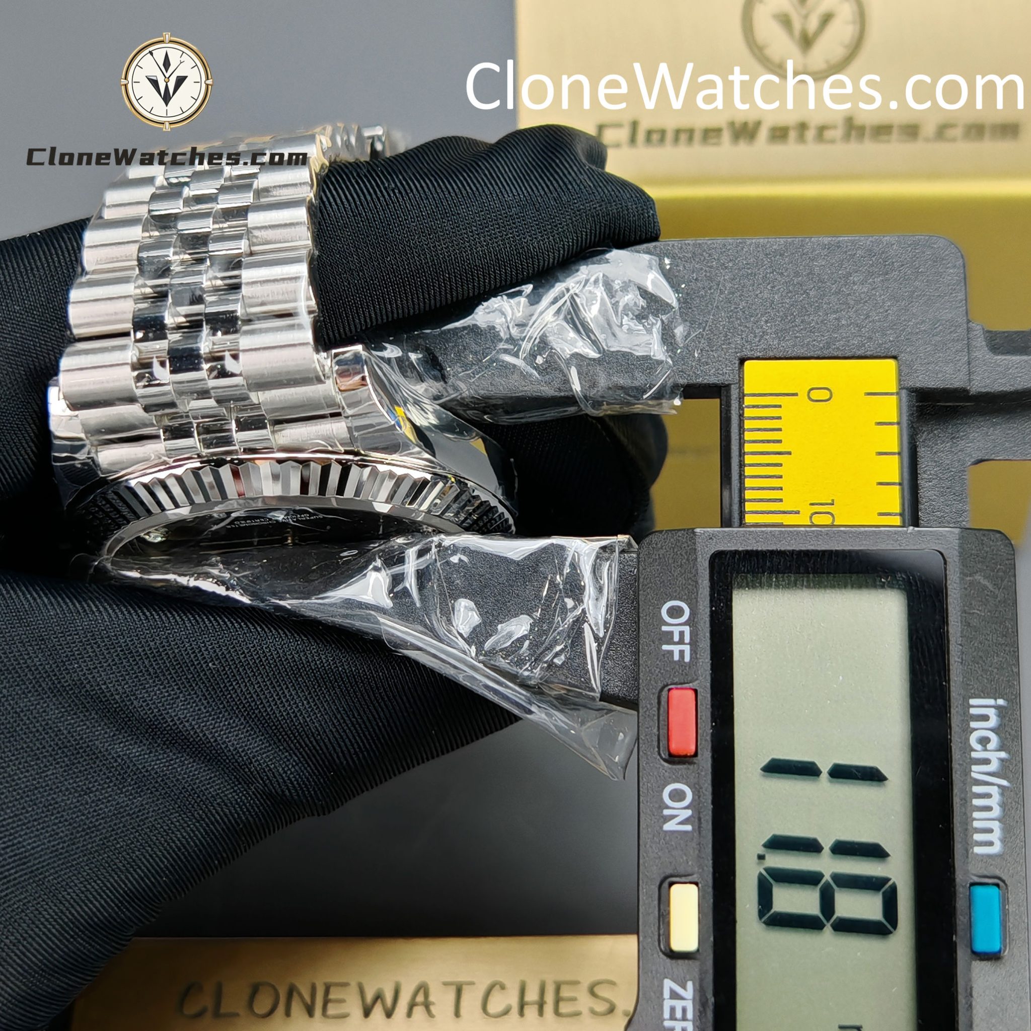 Rolex Super Clone Watches 1:1 DateJust Grey Diamond Jubilee 41MM m126334-0006 3235 Movement
